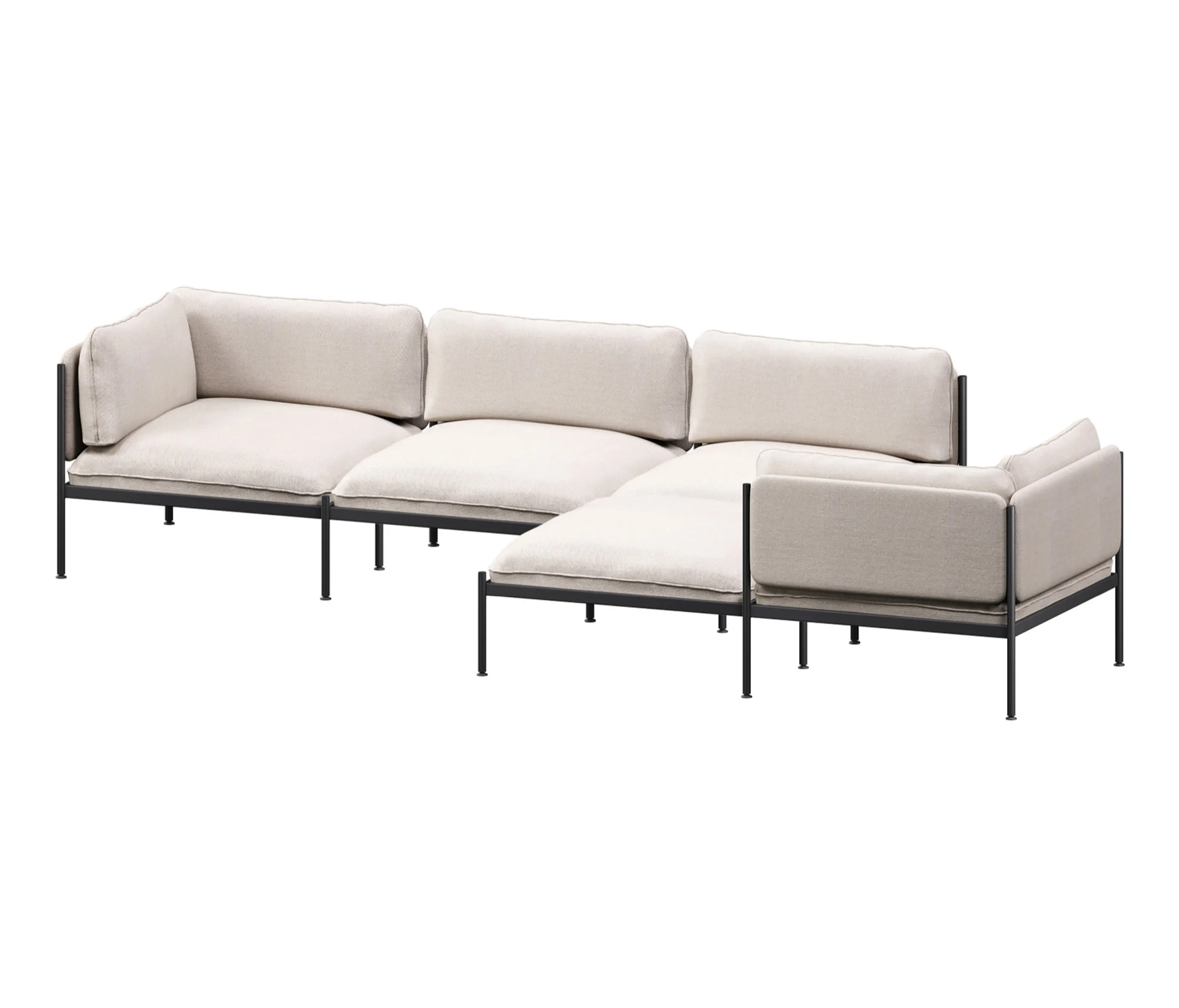 noo.ma - Toom Modular Sofa 5 Seater | Oatmilk Beige