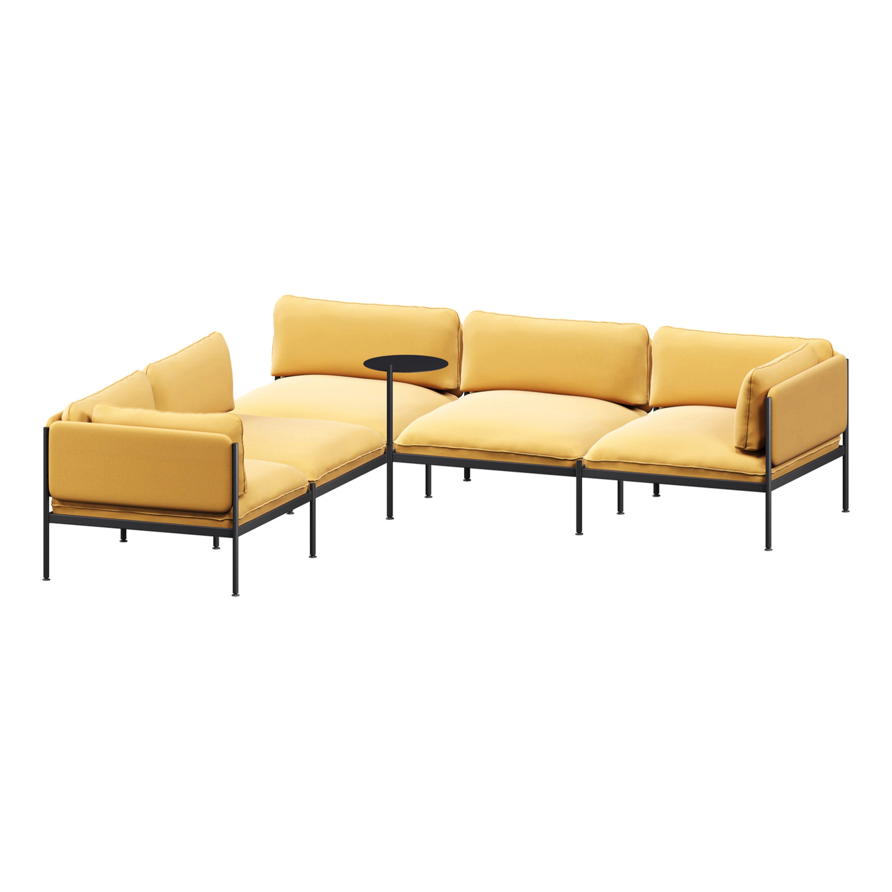 Mostrar el producto Toom Modular Sofa 5 Seater | Yellow Ochre del fabricante noo.ma