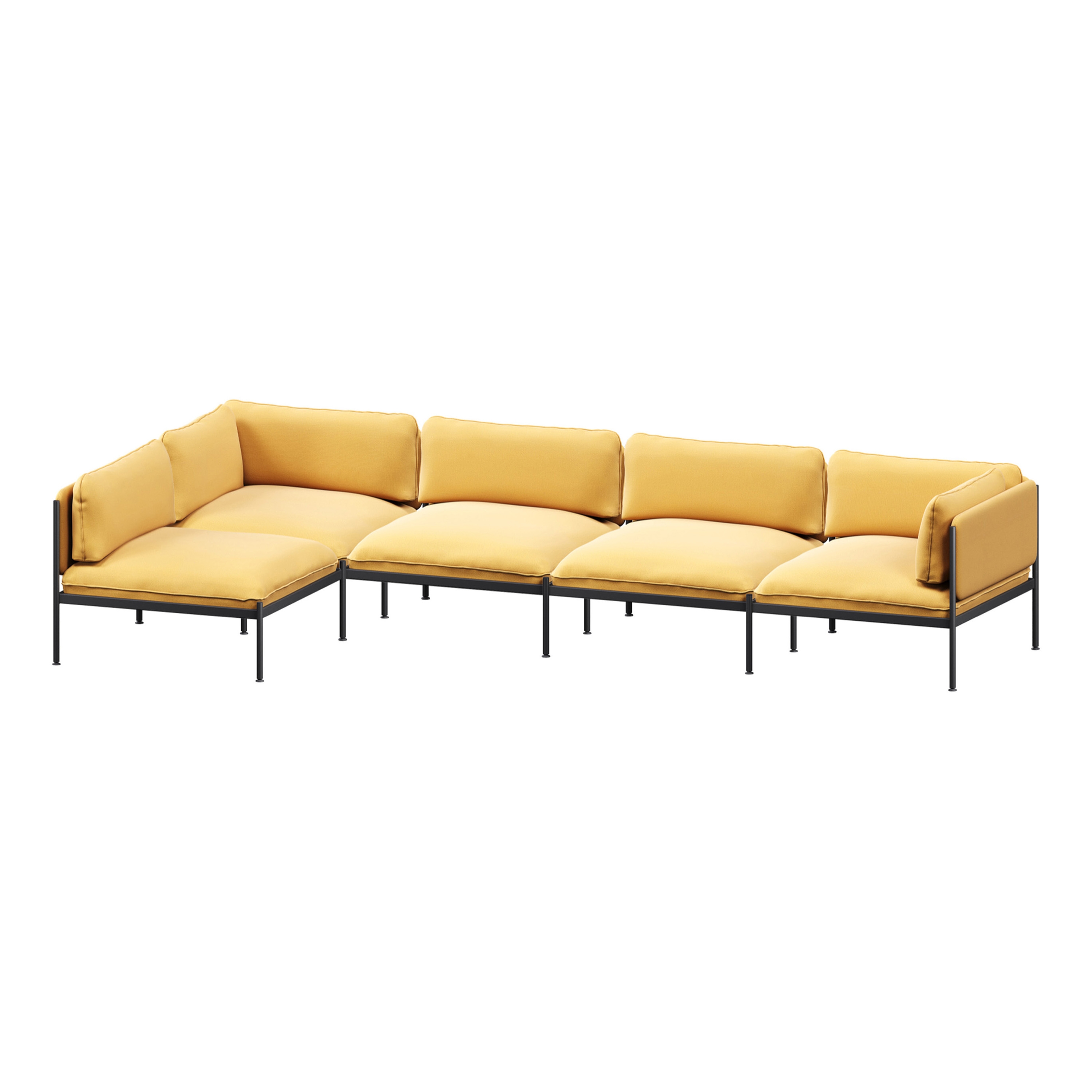 Toom Modular Sofa 5 Seater | Yellow Ochre