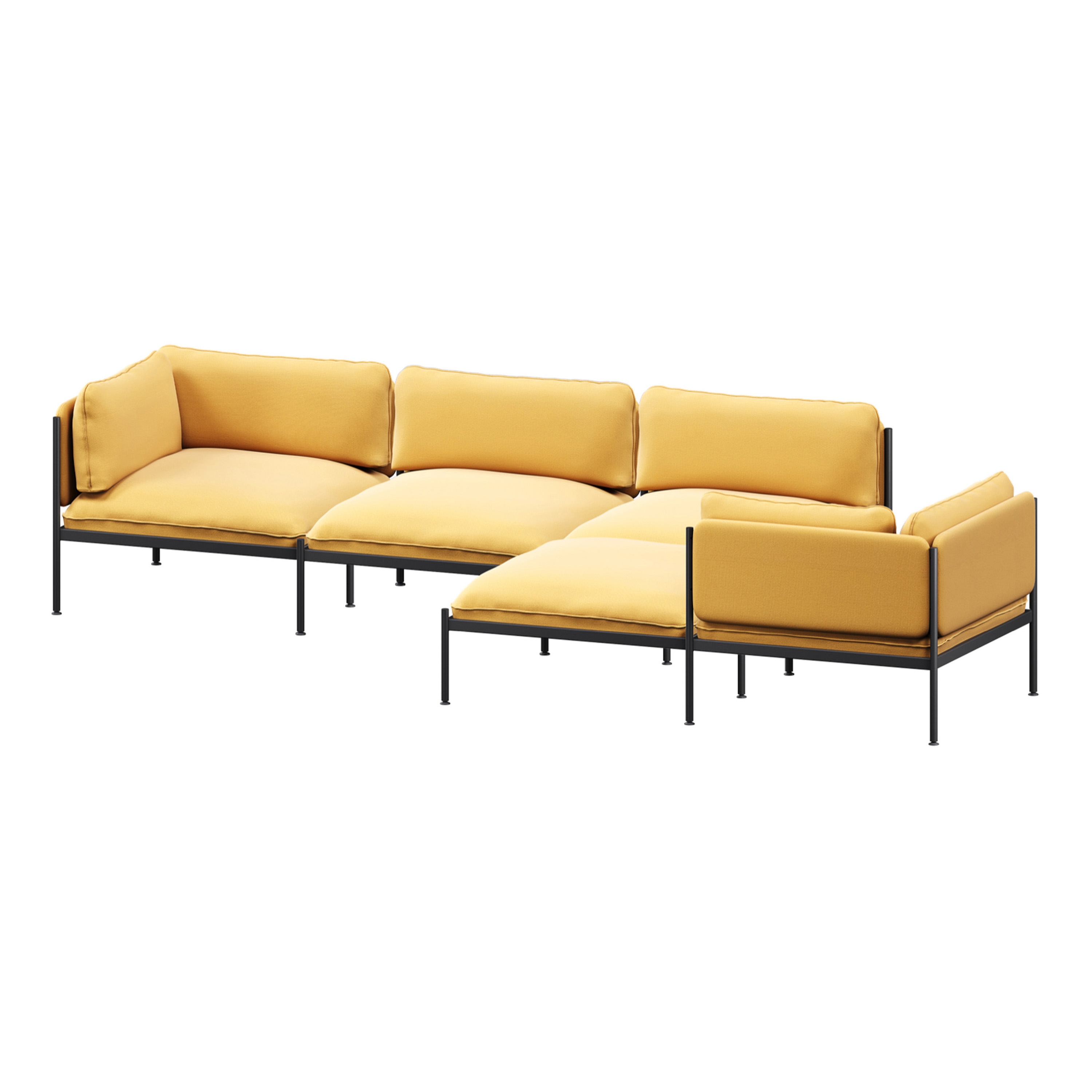 Toom Modular Sofa 5 Seater | Yellow Ochre