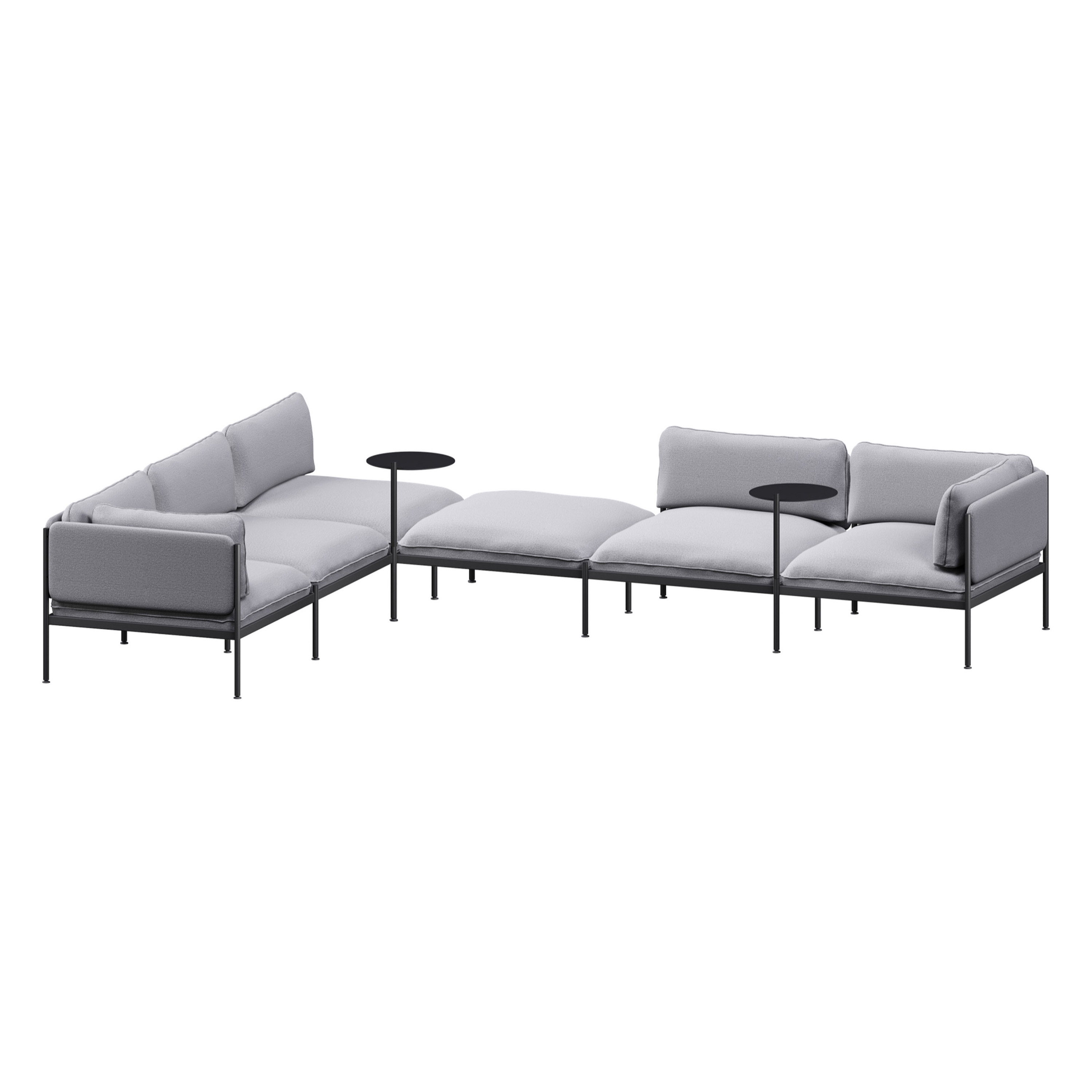 Mostrar el producto Toom Modular Sofa 6 Seater | Pale Grey del fabricante noo.ma