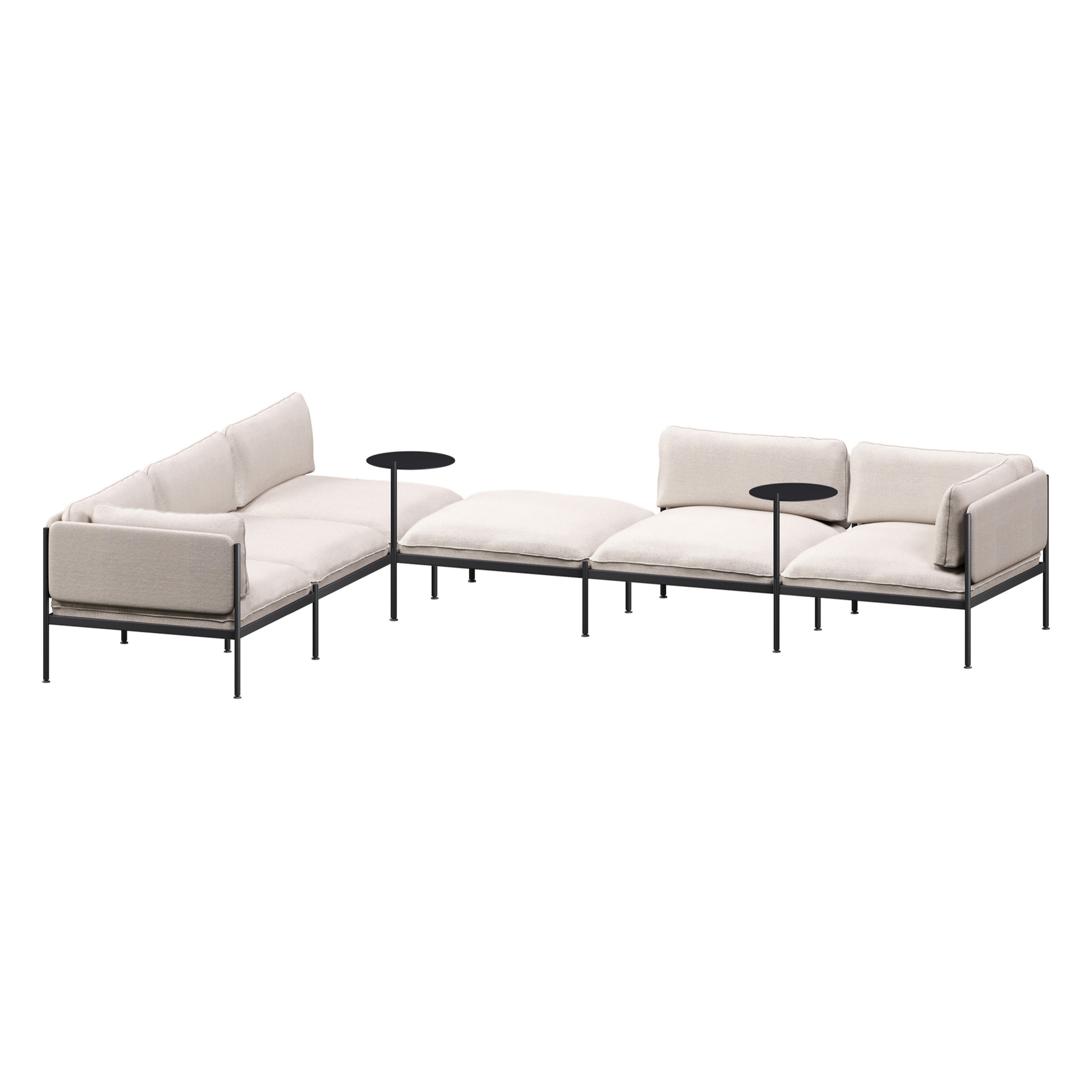 Toom Modular Sofa 6 Seater | Oatmilk Beige