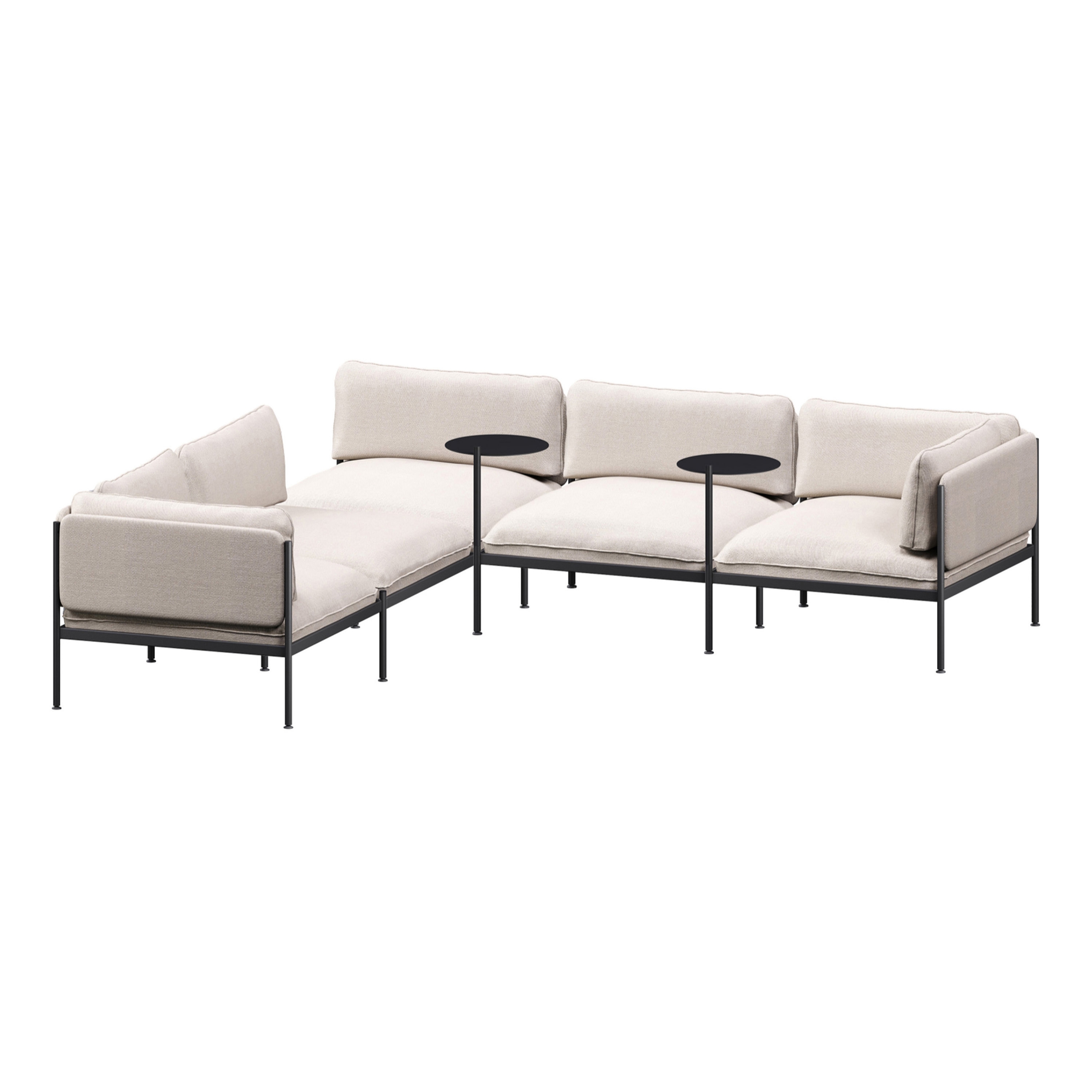 Toom Canapé Modulaire - 5 places | Beige avoine