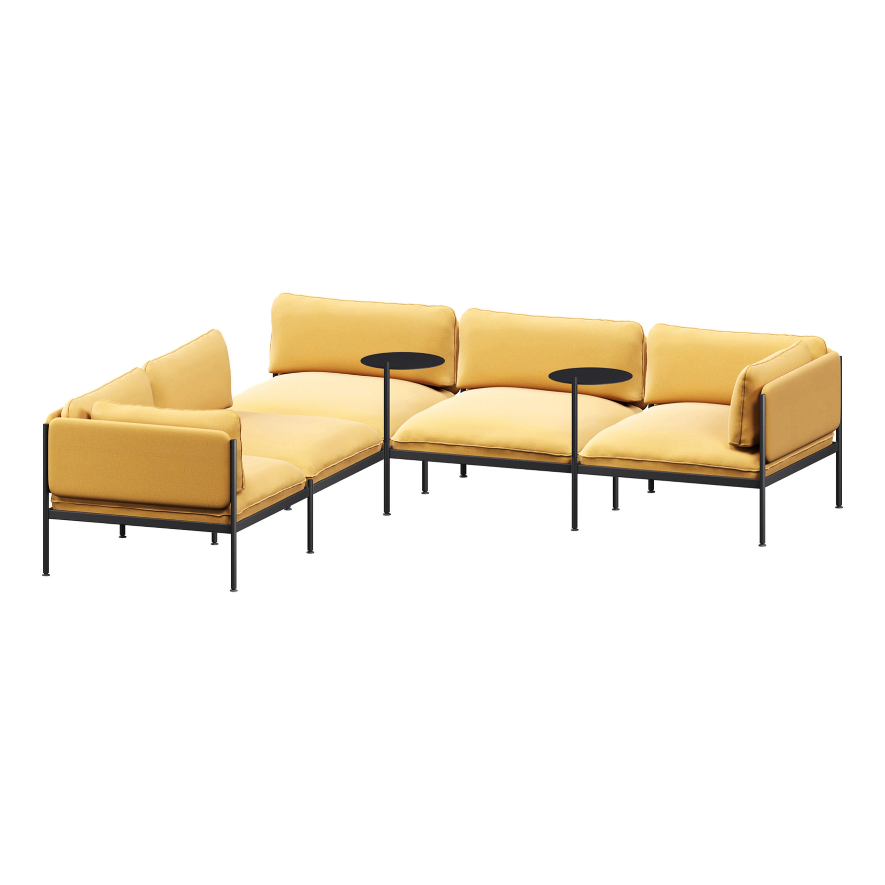 Toom Modular Sofa 5 Seater | Yellow Ochre