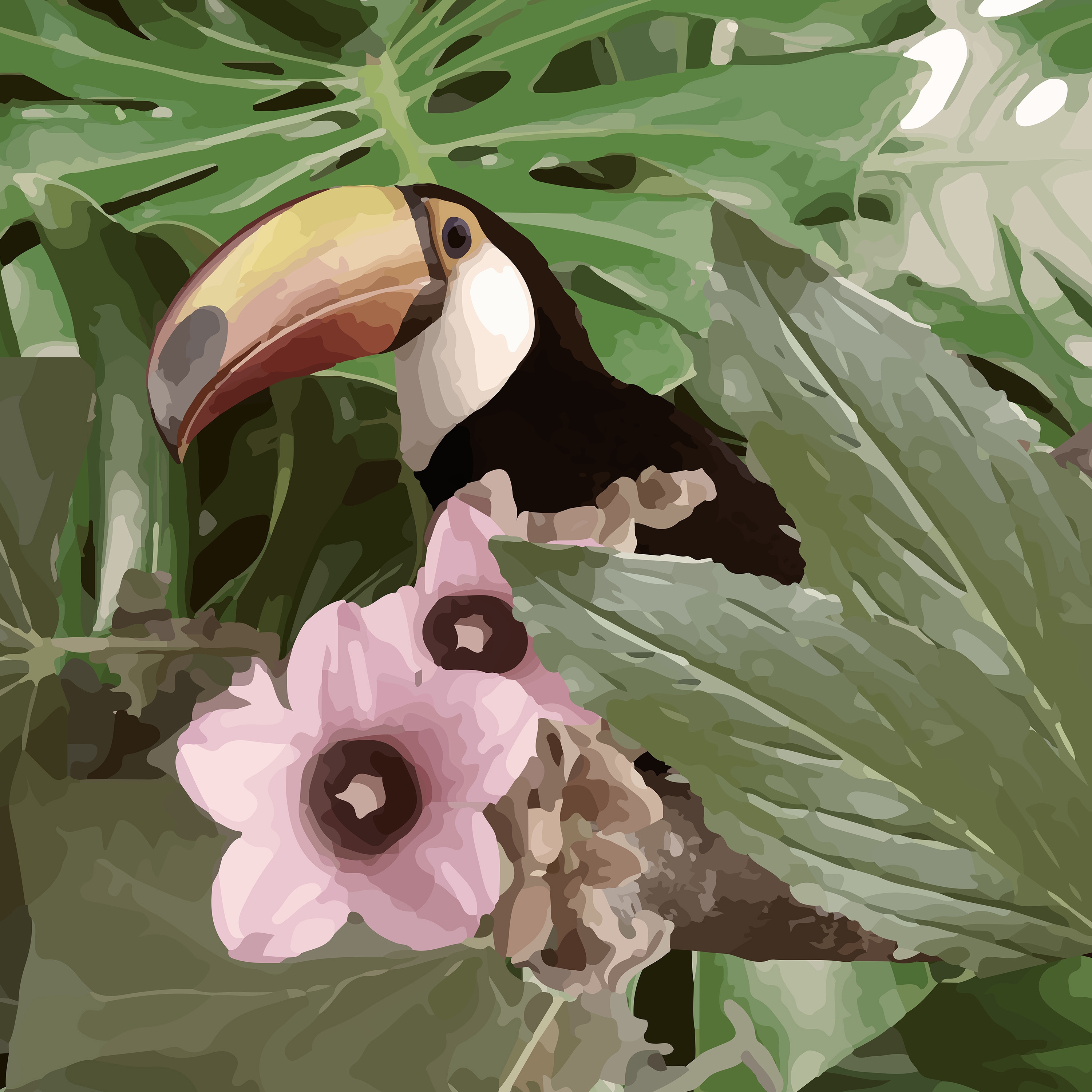 Produkt Carioca Toucan | 014_003 A des Herstellers Taplab Wall Covering anzeigen