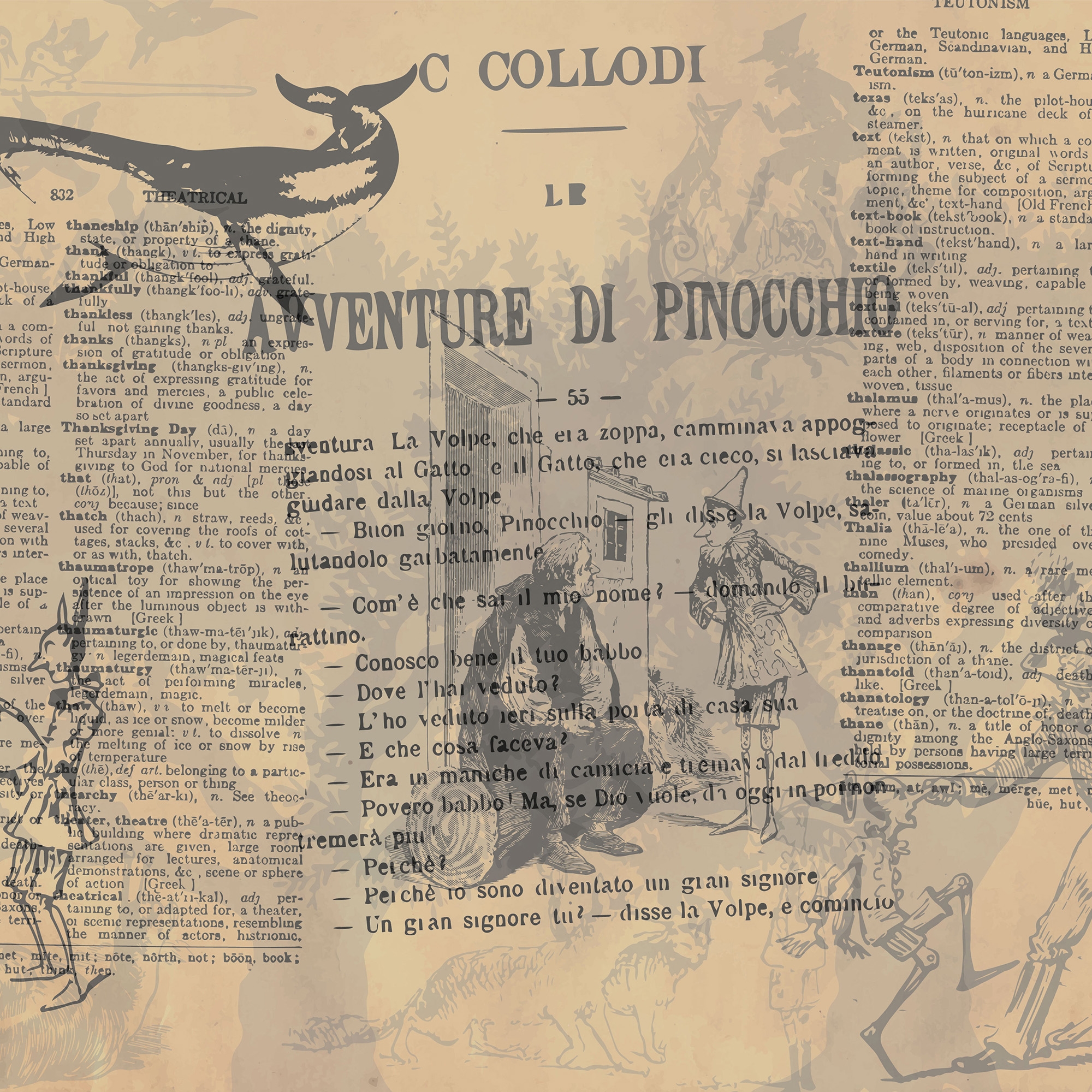 Produkt Fairy Tales | Pinocchio | 409_001 des Herstellers Taplab Wall Covering anzeigen