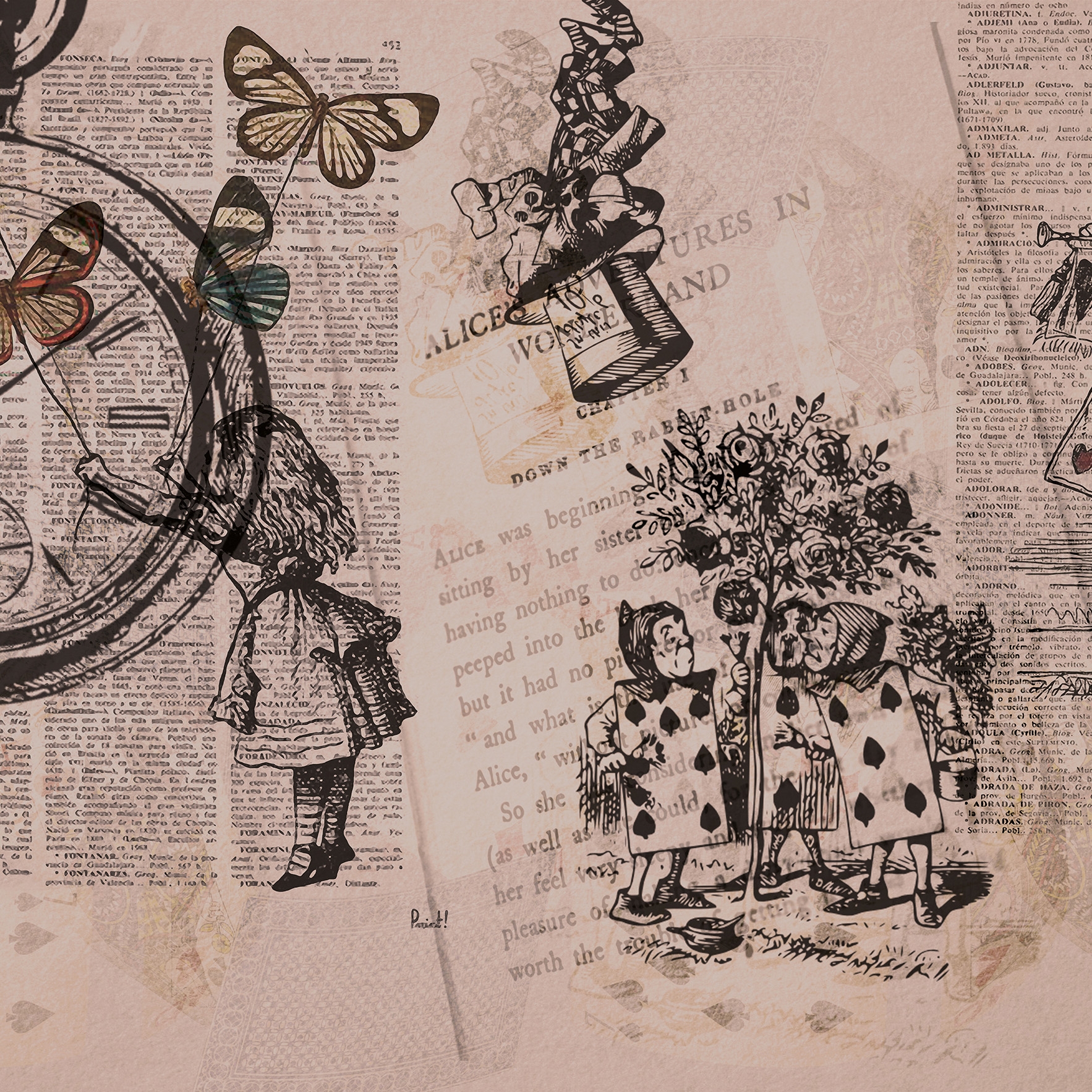 Produkt Fairy Tales | Alice | 412_001 des Herstellers Taplab Wall Covering anzeigen