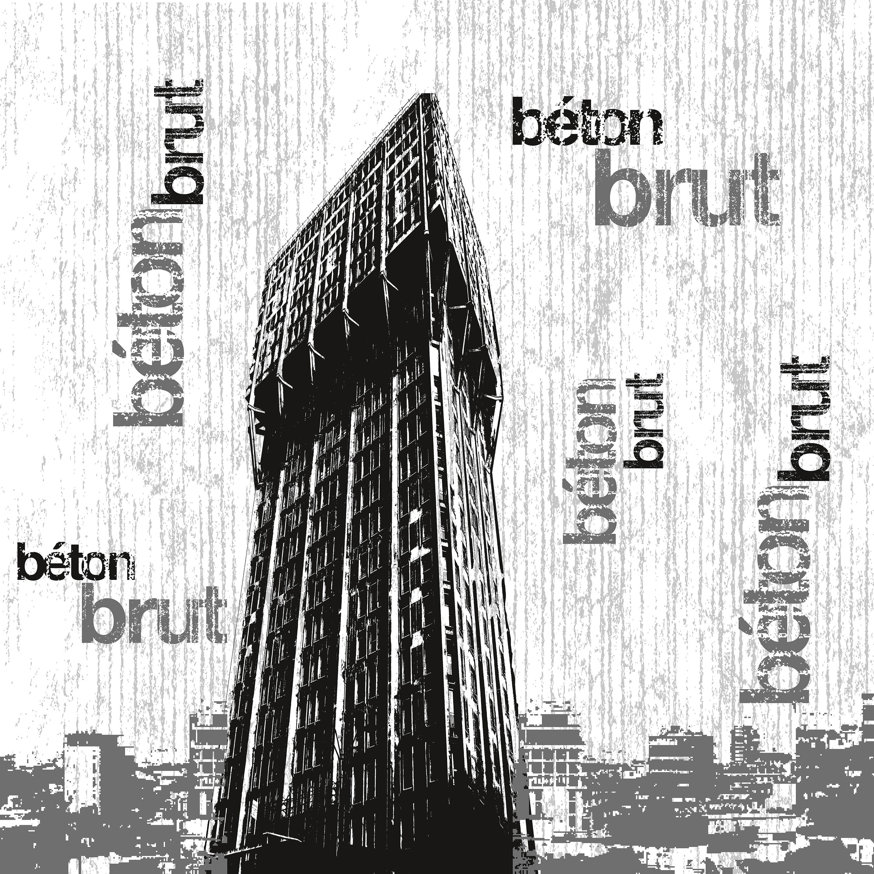 Display product Béton Brut | Torre Velasca | 310_001 from manufacturer Taplab Wall Covering