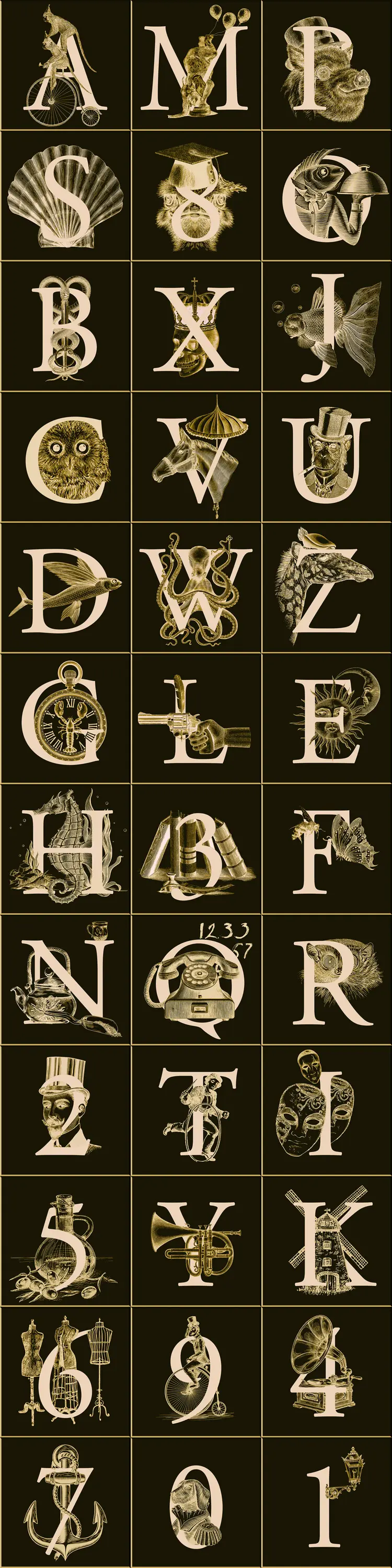 Taplab Wall Covering - Monogram | 421_002