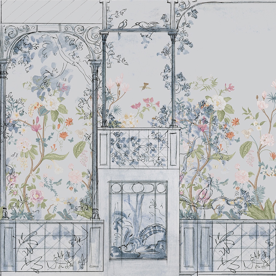 Display product Giardino d'inverno | 439_001 from manufacturer Taplab Wall Covering