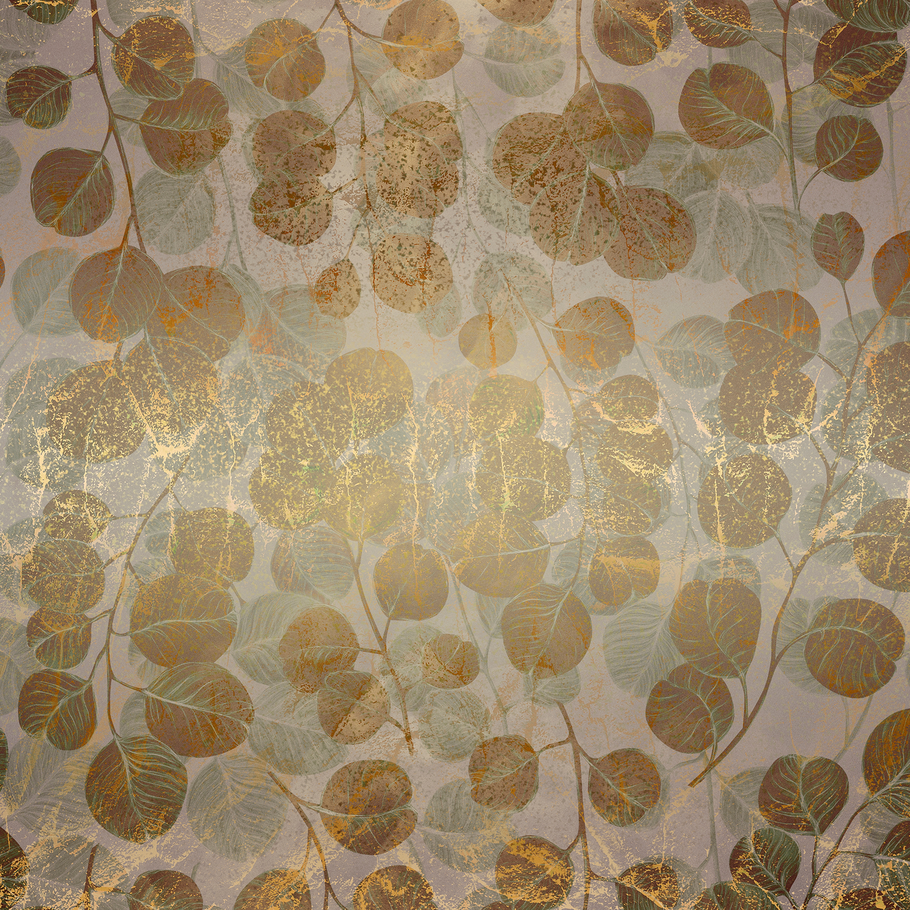 Display product Gold Leaves | 530_003 from manufacturer Taplab Wall Covering