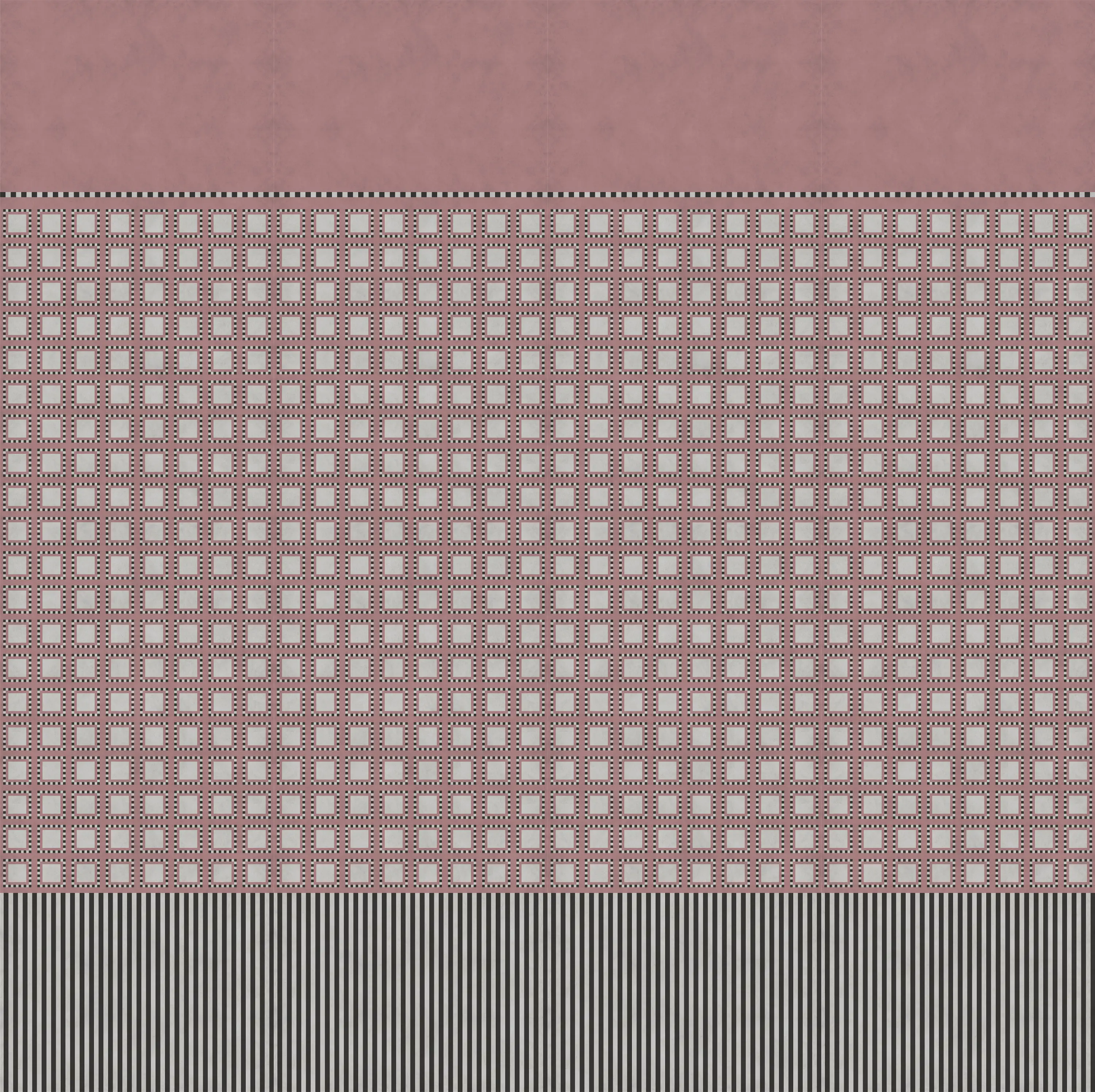 Taplab Wall Covering - Quadrato Rosa Piccolo | 508_006