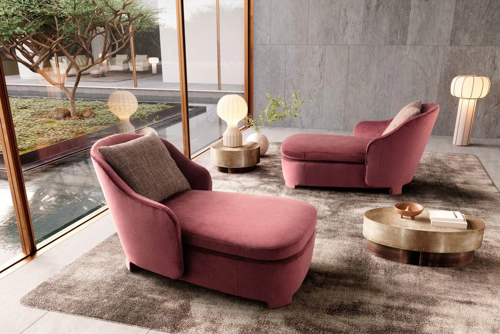 Valentini - Rizz Chaise Longue