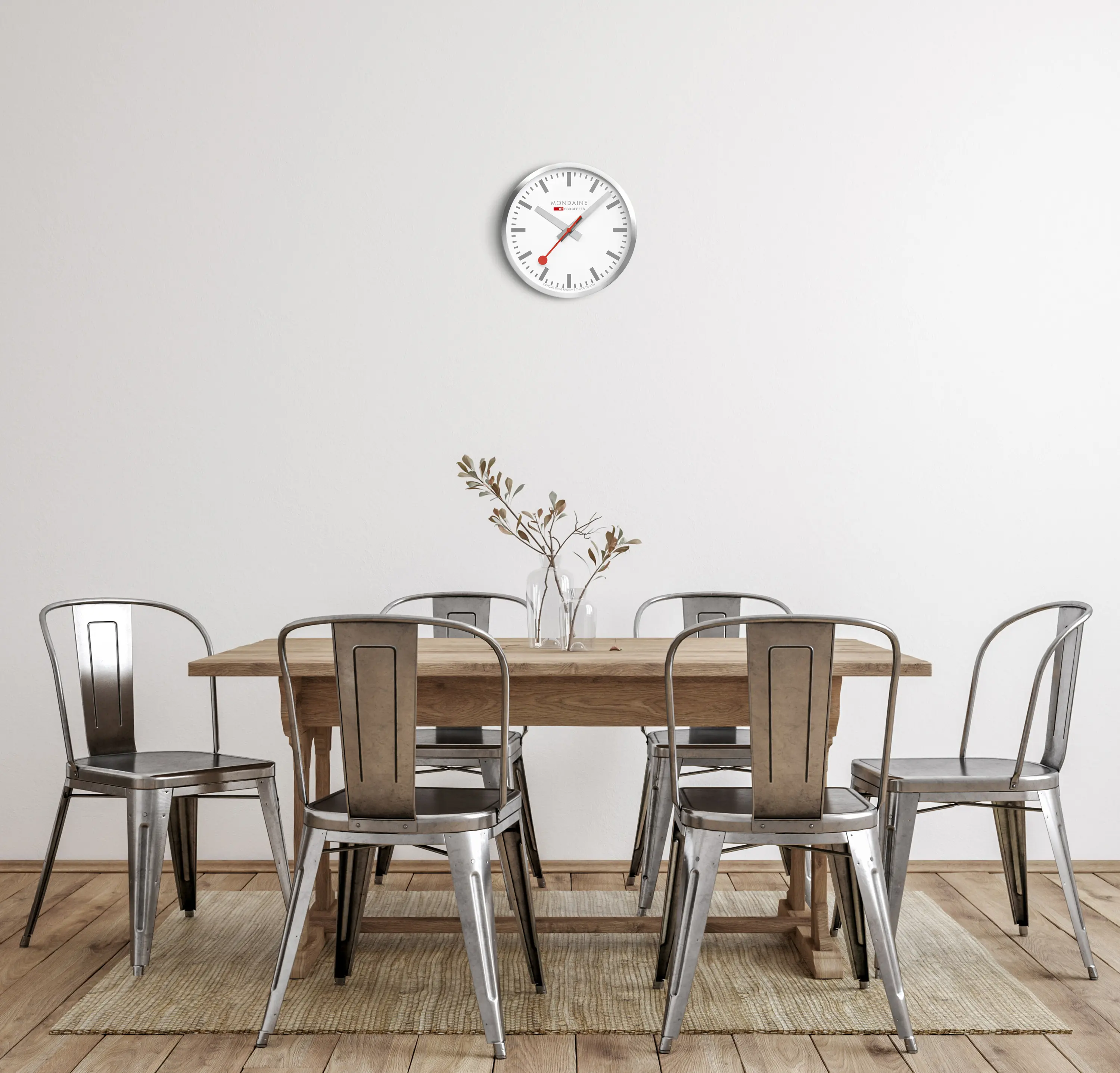 Mondaine Watch - Wall clock, 40cm, copper kitchen clock