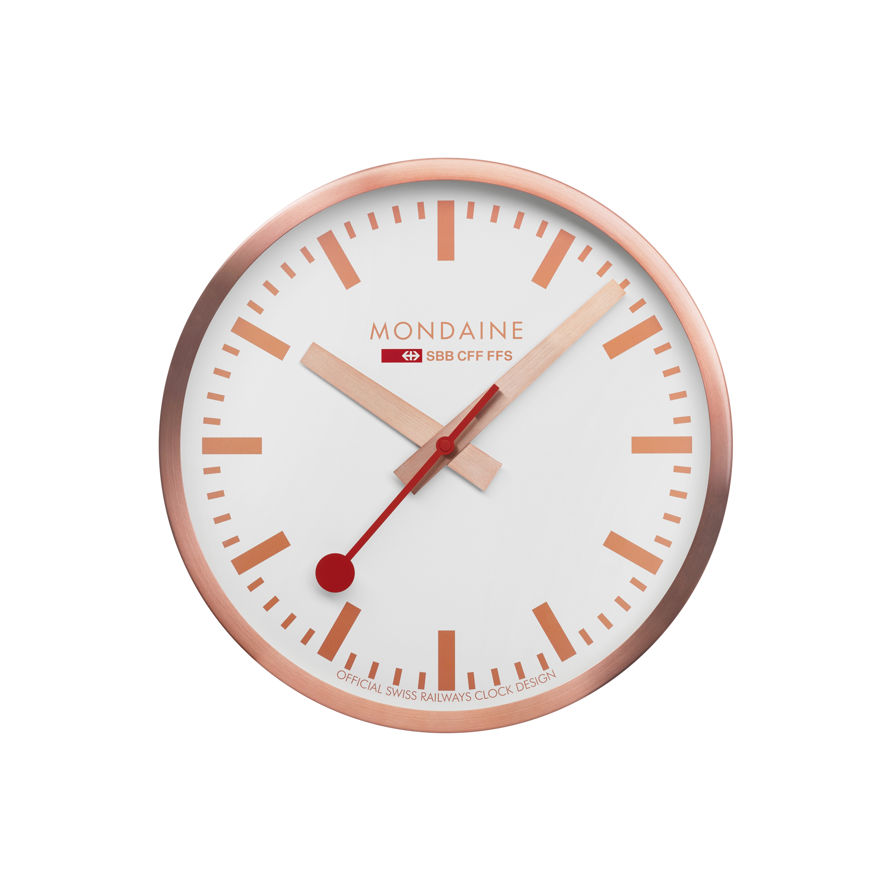 Mostra il prodotto Wall clock, 25cm, copper kitchen clock del produttore Mondaine Watch