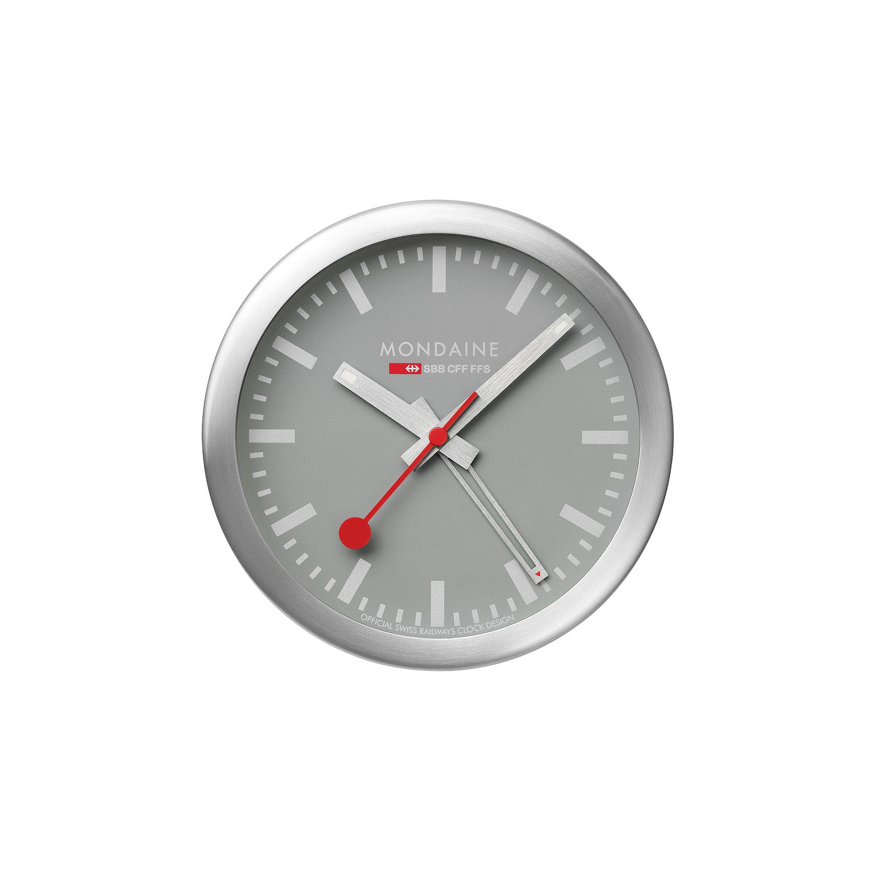 Table clock 125 mm, Good Grey Table and Alarm Clock