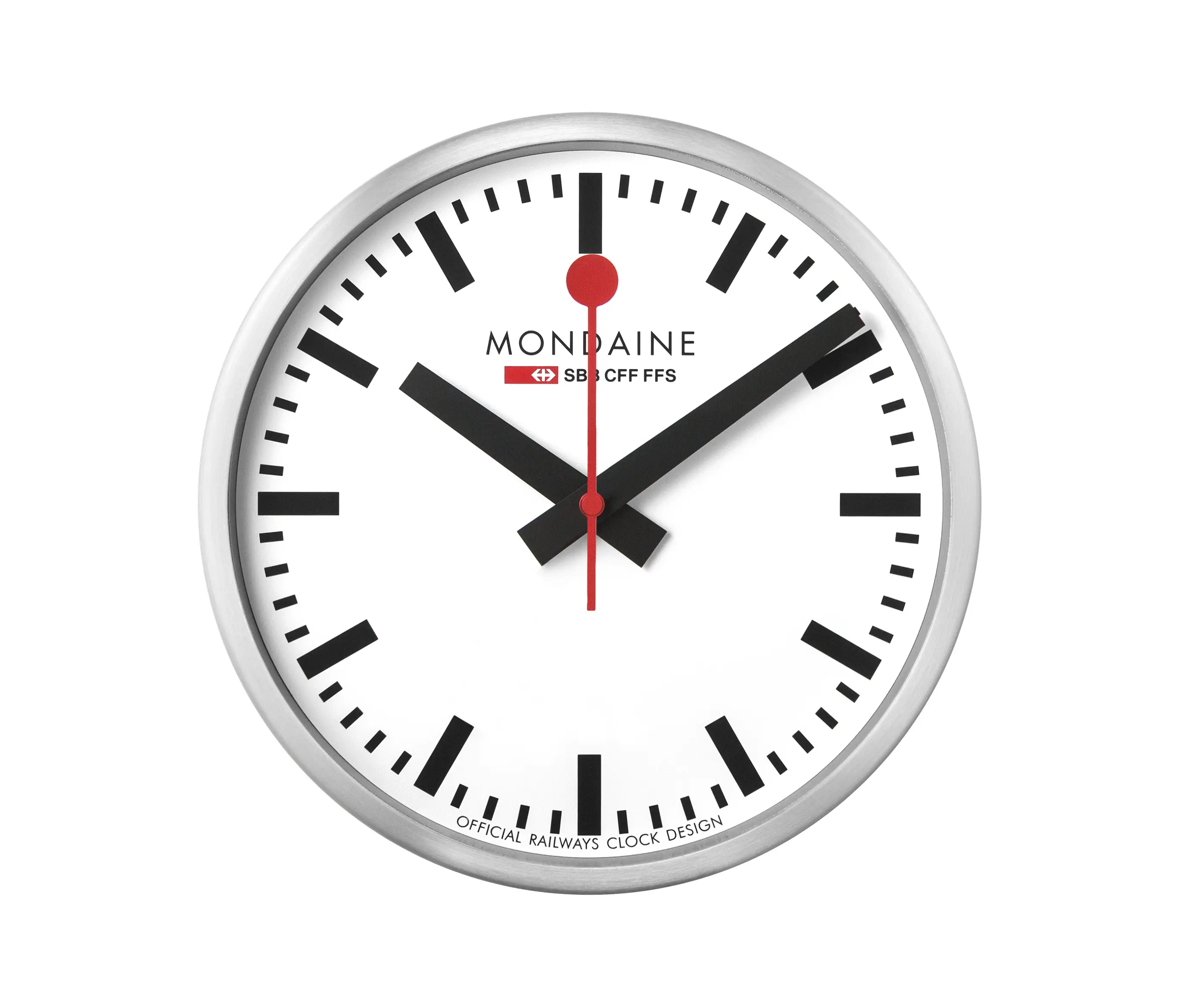 Mondaine Watch - Stop2Go Wall Clock 25 cm, stop2go WiFi Clock