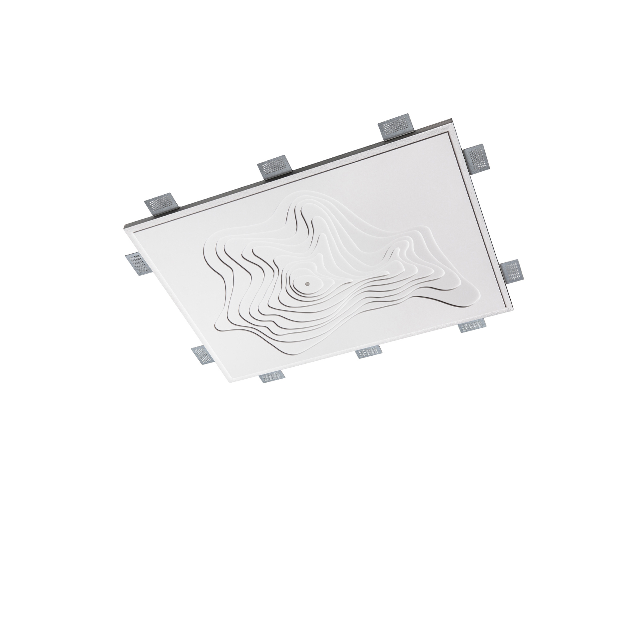 Display product 5516 CIMA Decorative roses recessed CRISTALY® from manufacturer 9010 Novantadieci