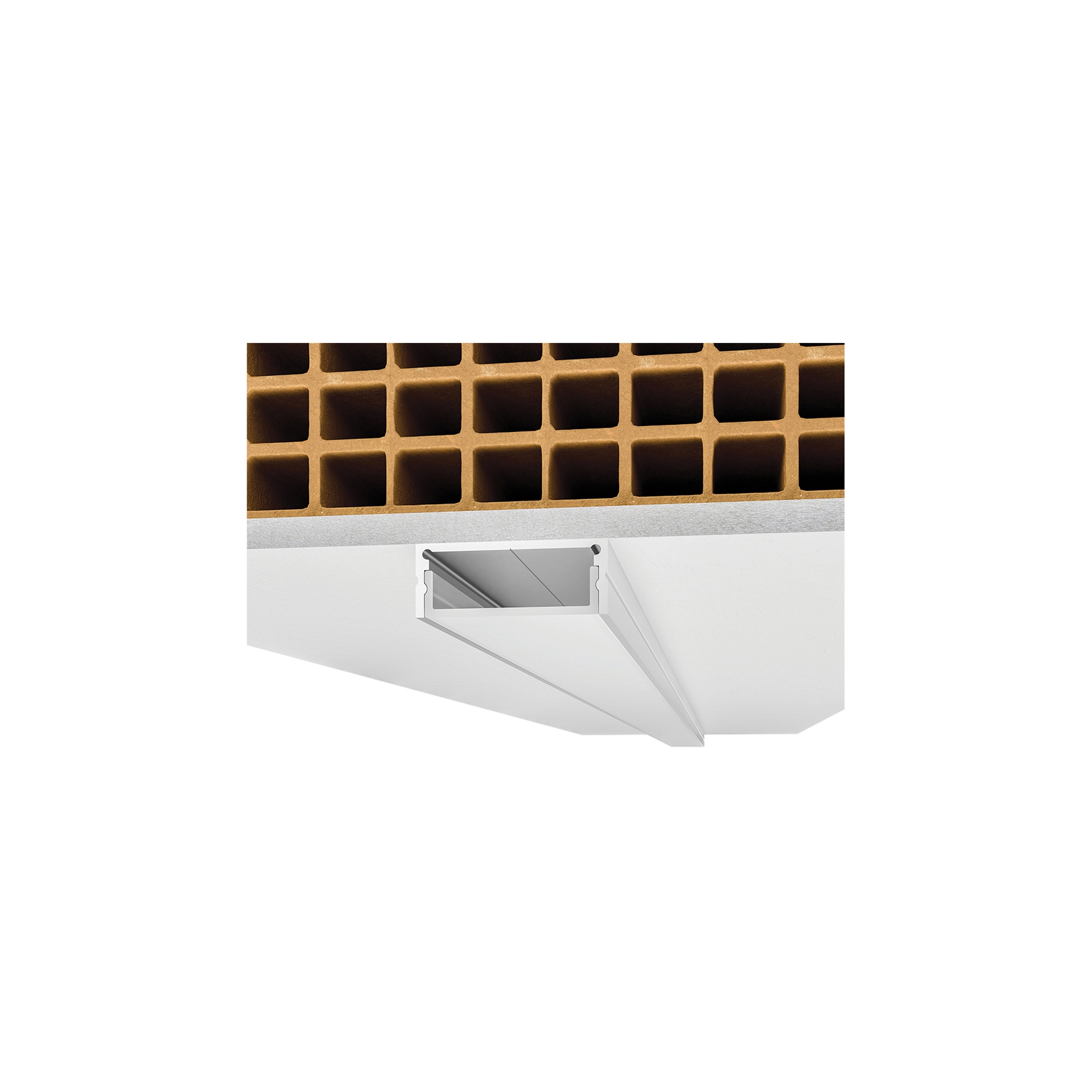 Display product P011 profile ALUMITE® recessed from manufacturer 9010 Novantadieci