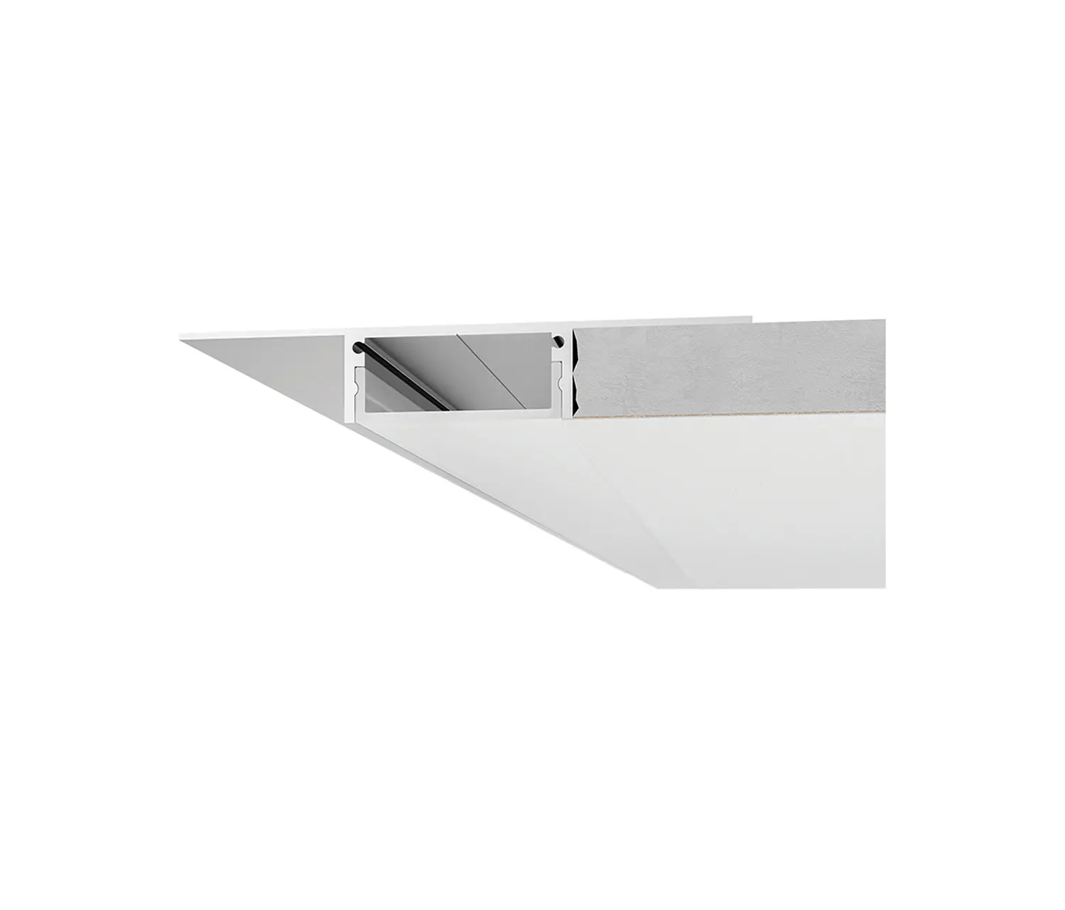 9010 Novantadieci - P013 profile ALUMITE® recessed