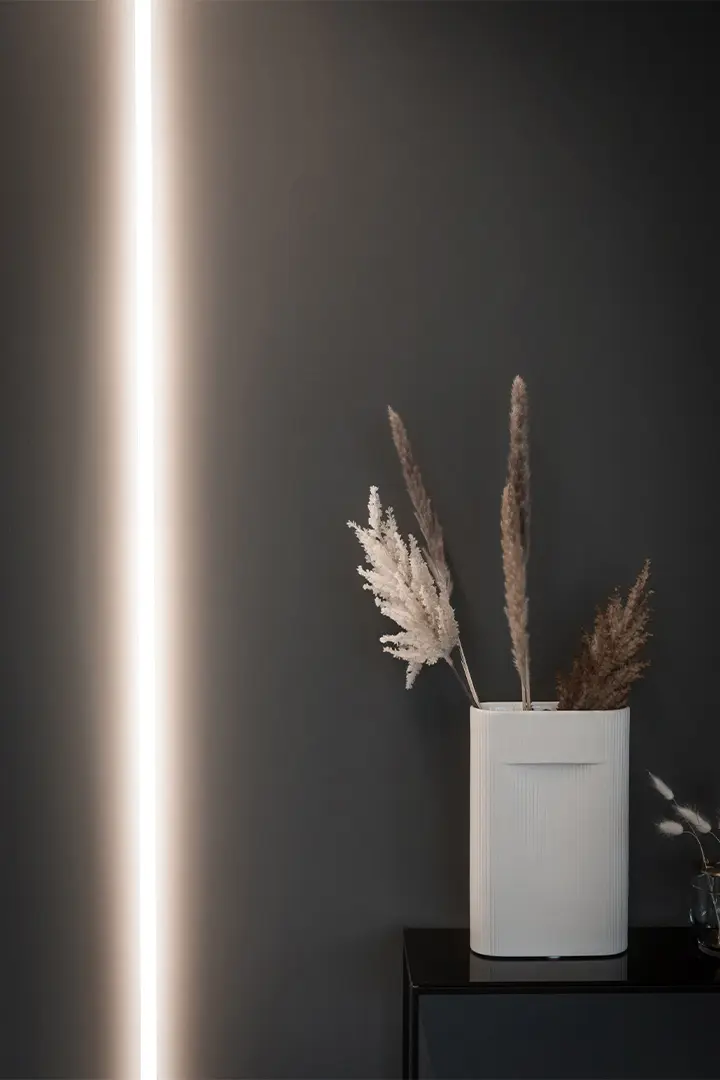 9010 Novantadieci - P016 profile ALUMITE® recessed