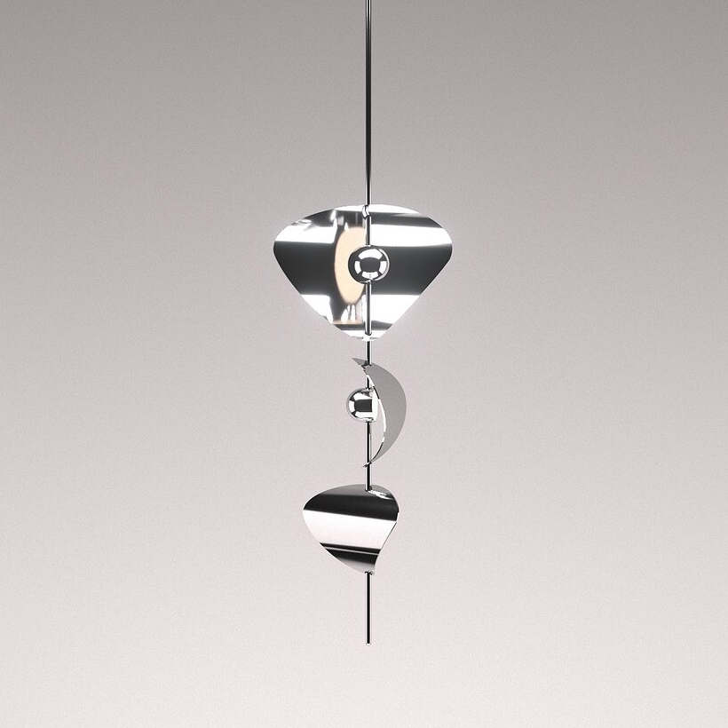 Display product Bonnie Config 1 Contemporary Small LED Linear Chandelier from manufacturer Ovature Studios