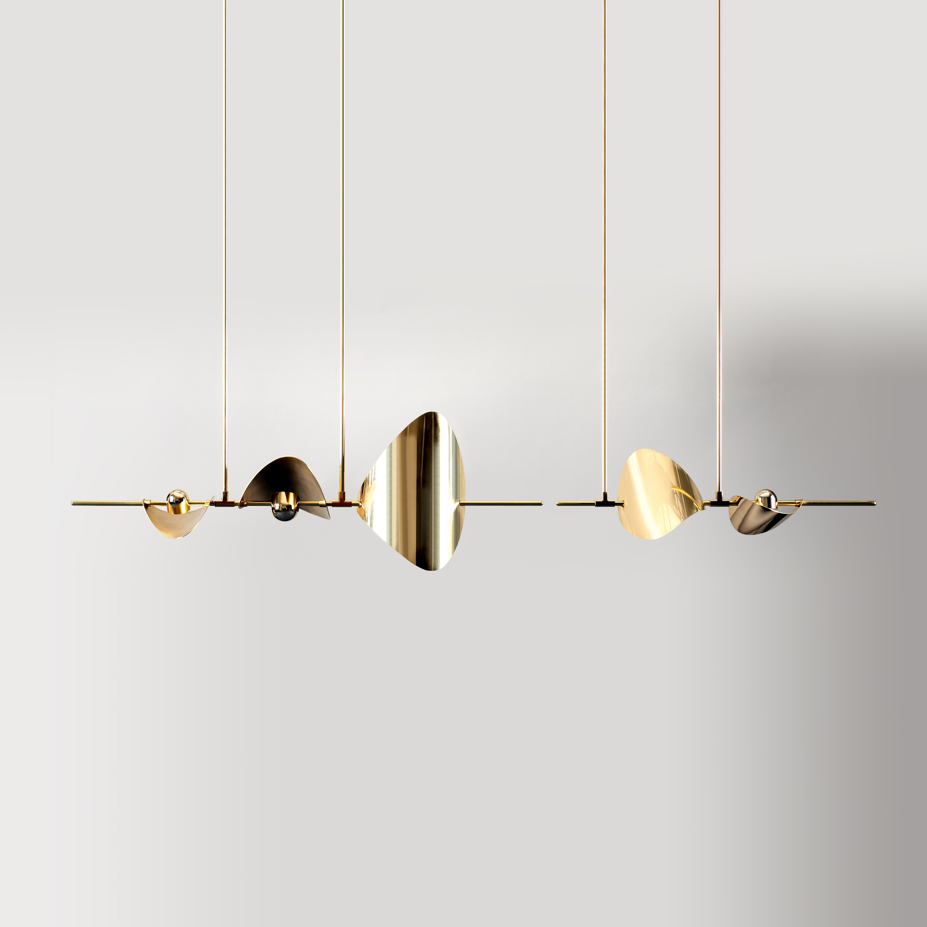 Produkt Bonnie Config. 4 Large Contemporary LED Linear Chandelier des Herstellers Ovature Studios anzeigen