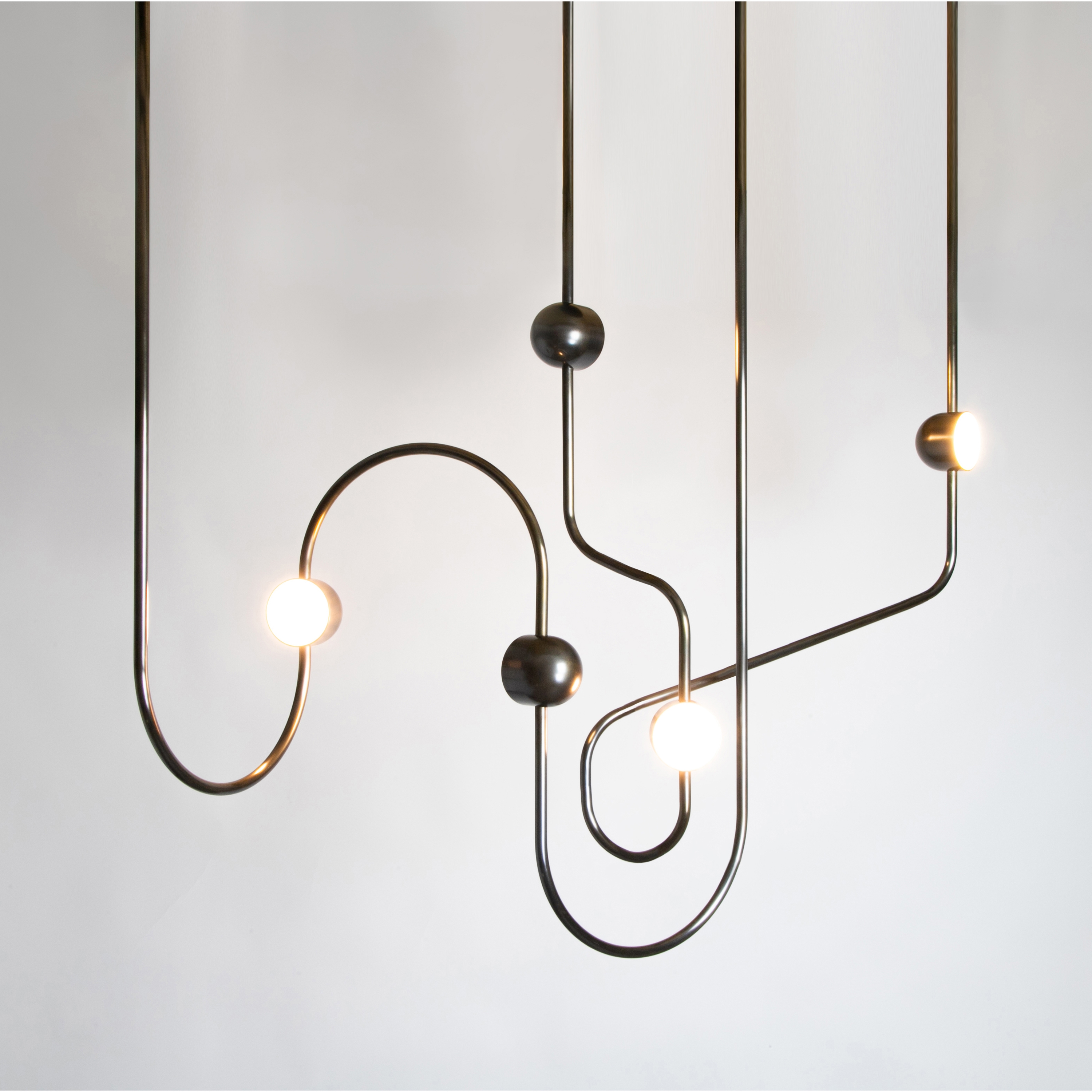 Display product Dia Config 1 Contemporary LED Chandelier from manufacturer Ovature Studios