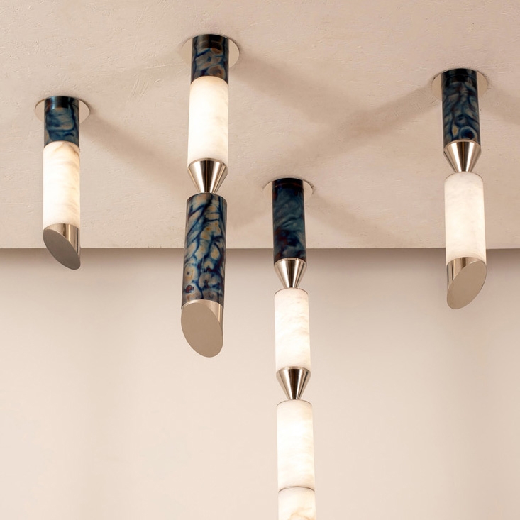 Mostra il prodotto Gwen Contemporary LED Chandelier del produttore Ovature Studios