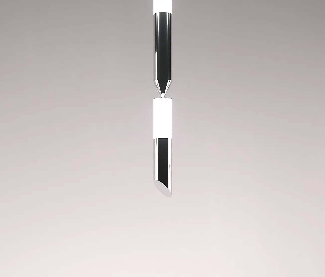Ovature Studios - Gwen Contemporary LED Single Ceiling Pendant Config 3
