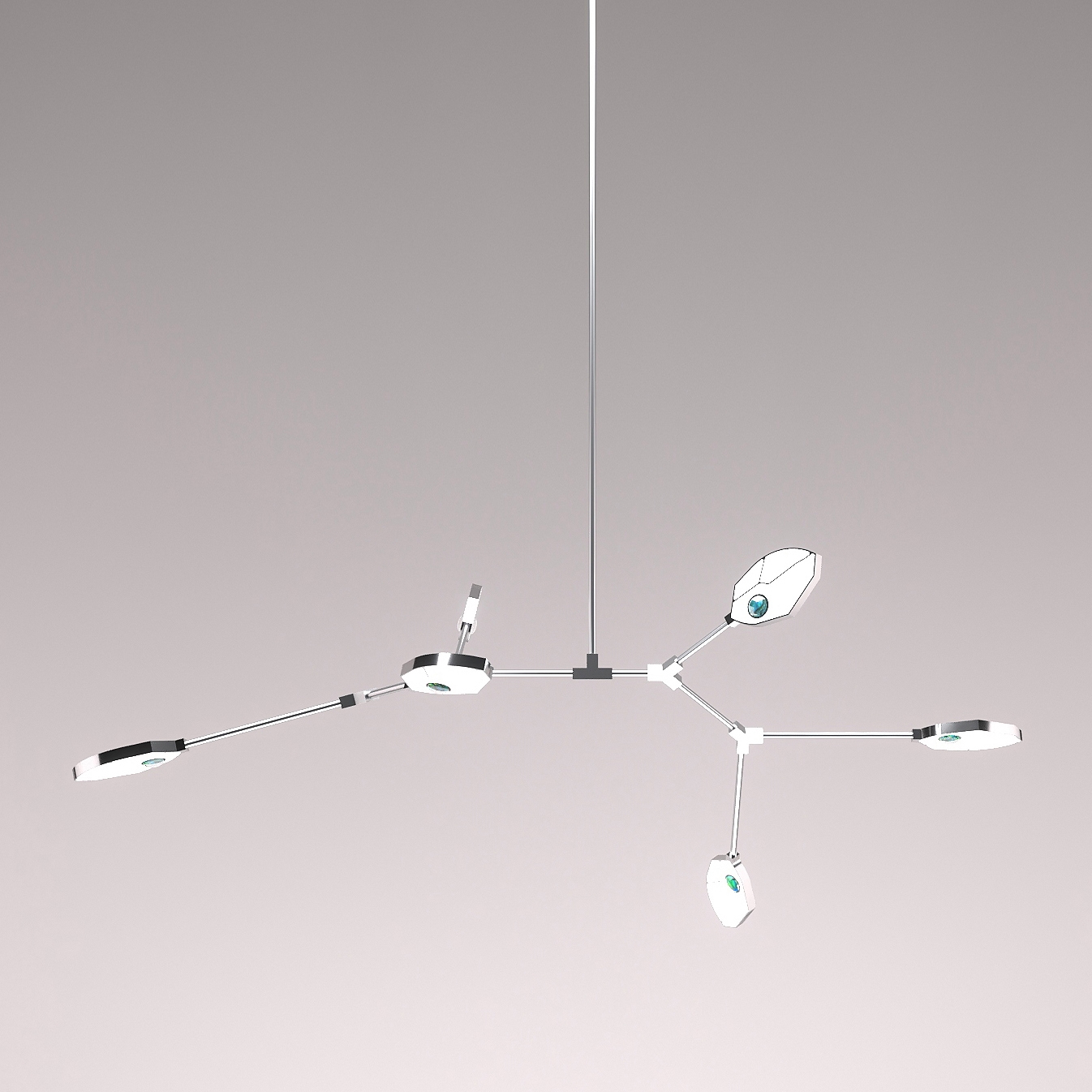Mostrar el producto Joni Config 2 Large Contemporary LED Chandelier del fabricante Ovature Studios