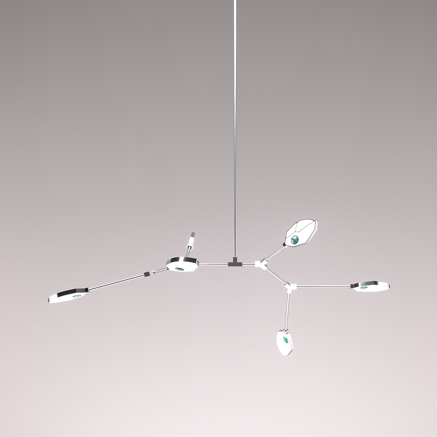Mostra il prodotto Joni Config 2 Small Contemporary LED Chandelier del produttore Ovature Studios