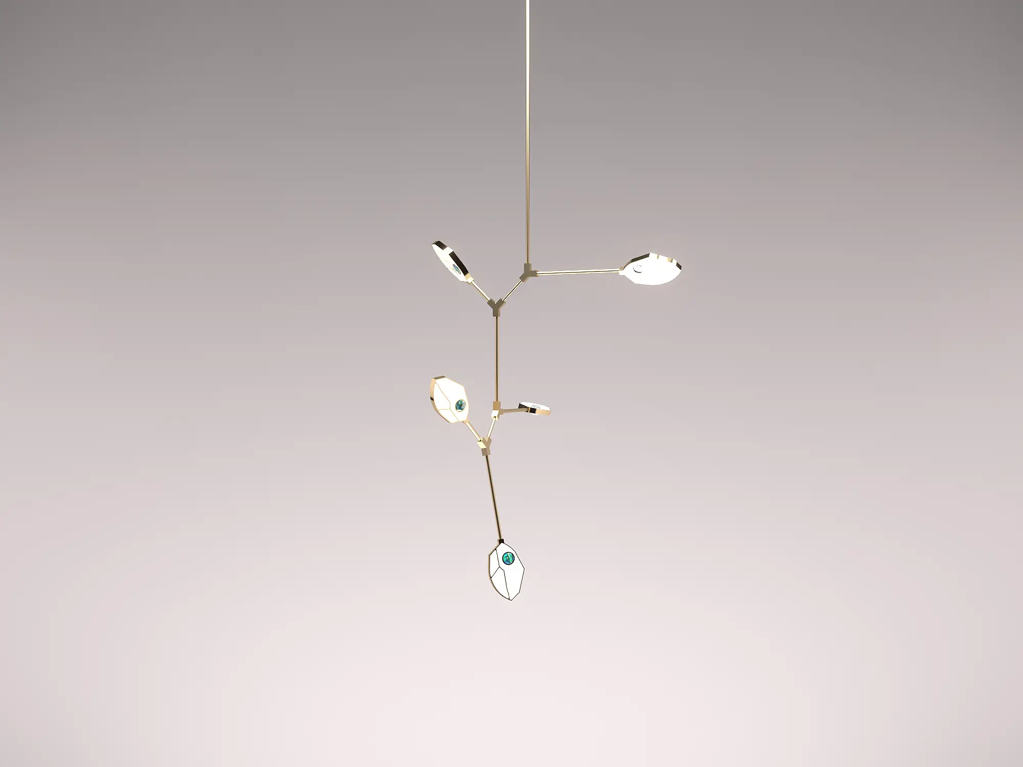 Ovature Studios - Jonni Large Config 1 Contemporary LED Chandelier
