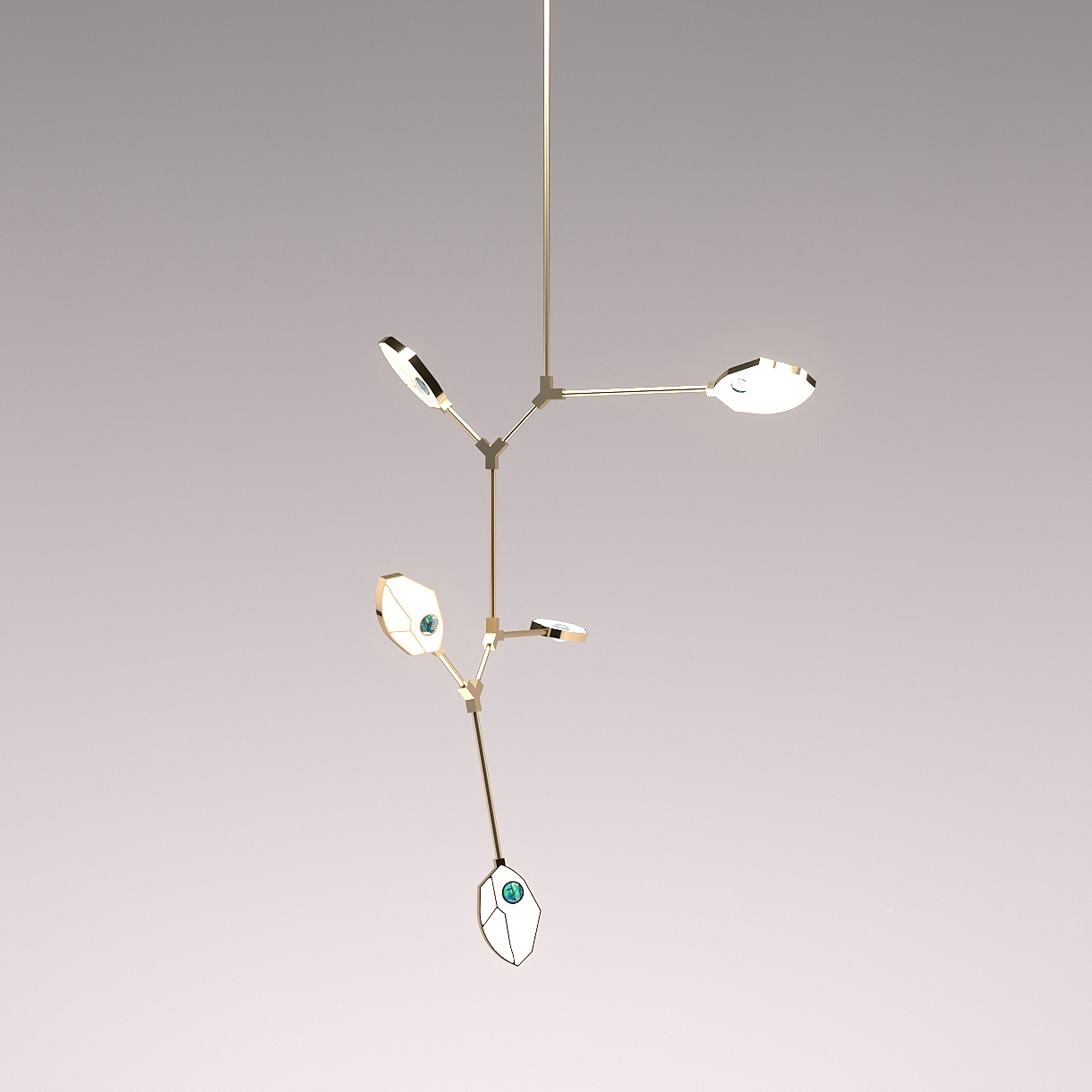 Produkt Jonni Large Config 1 Contemporary LED Chandelier des Herstellers Ovature Studios anzeigen