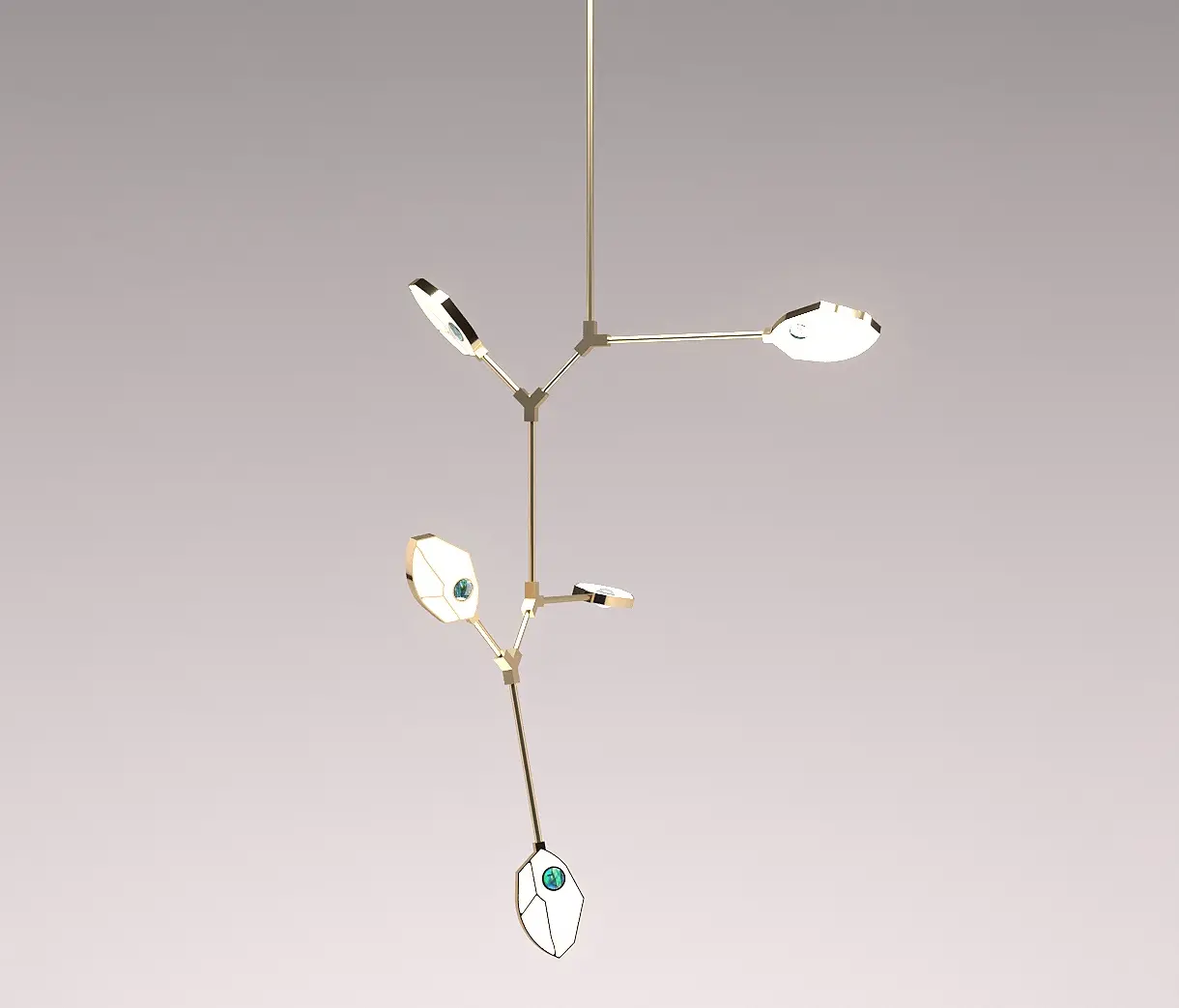 Ovature Studios - Jonni Large Config 1 Contemporary LED Chandelier