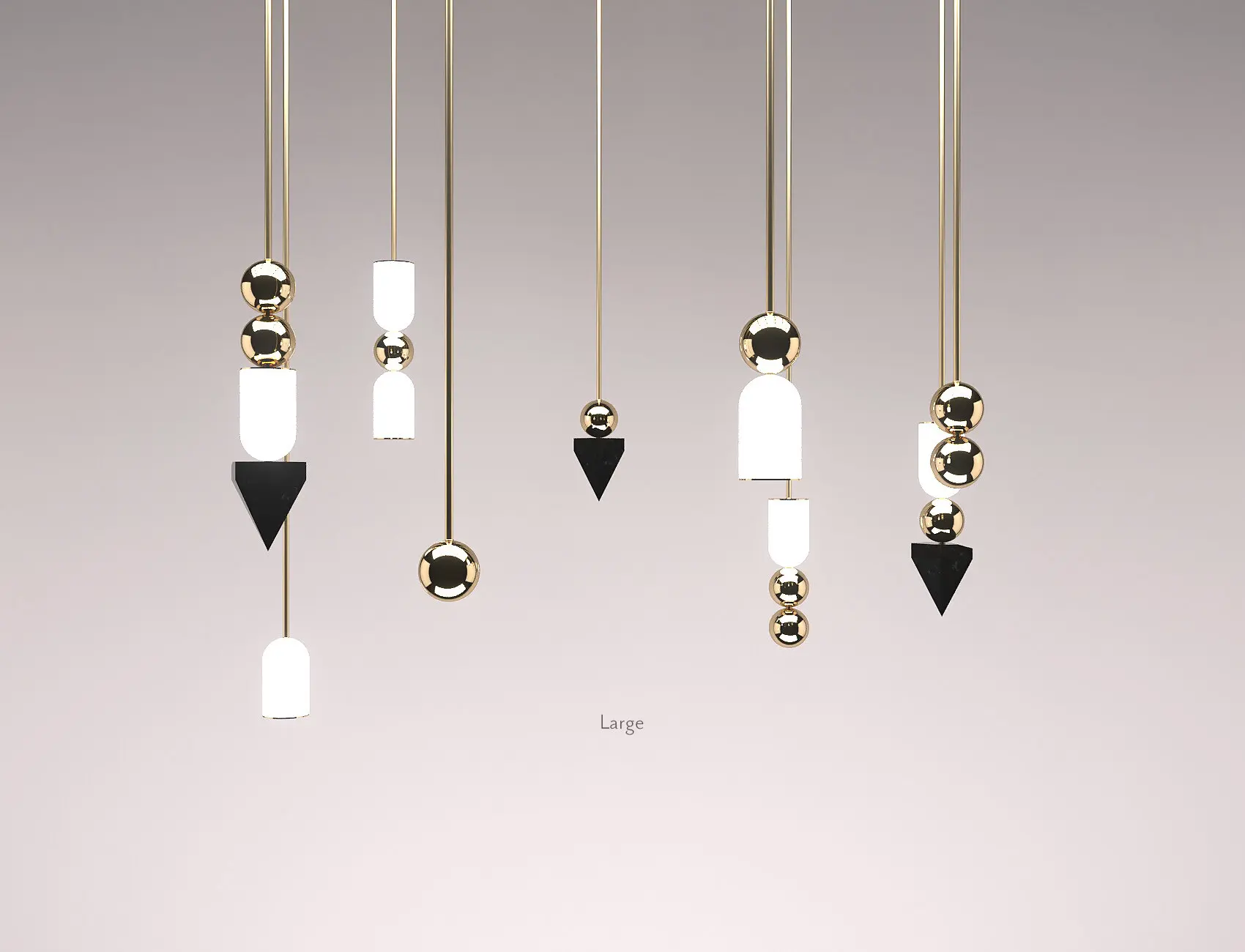 Ovature Studios - Laur Large Cluster (9 Units) Contemporary LED Chandelier,