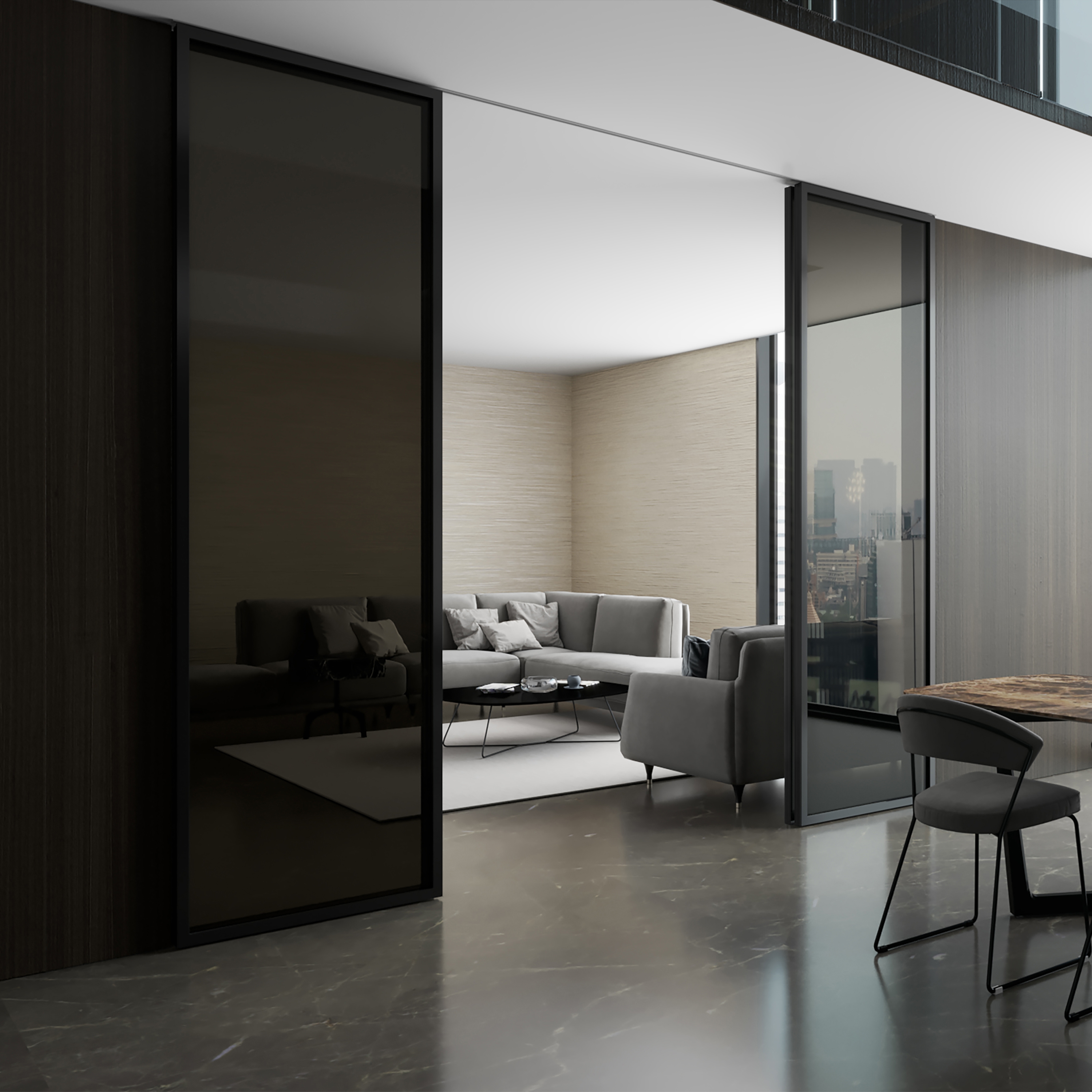 Vertoon produk Piu Geometric Glass van vervaardiger PIU Design