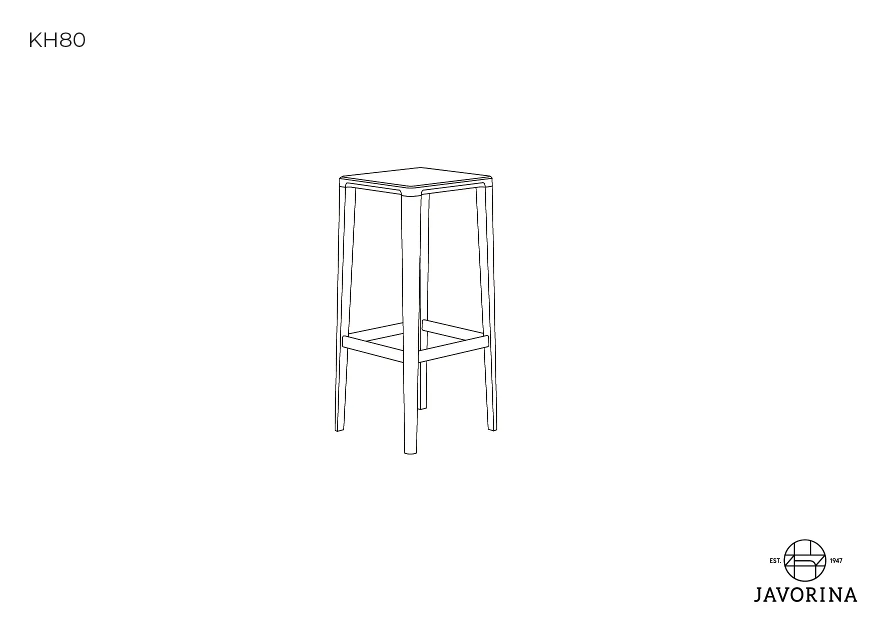 Javorina - Ka | Bar Stool KH80C