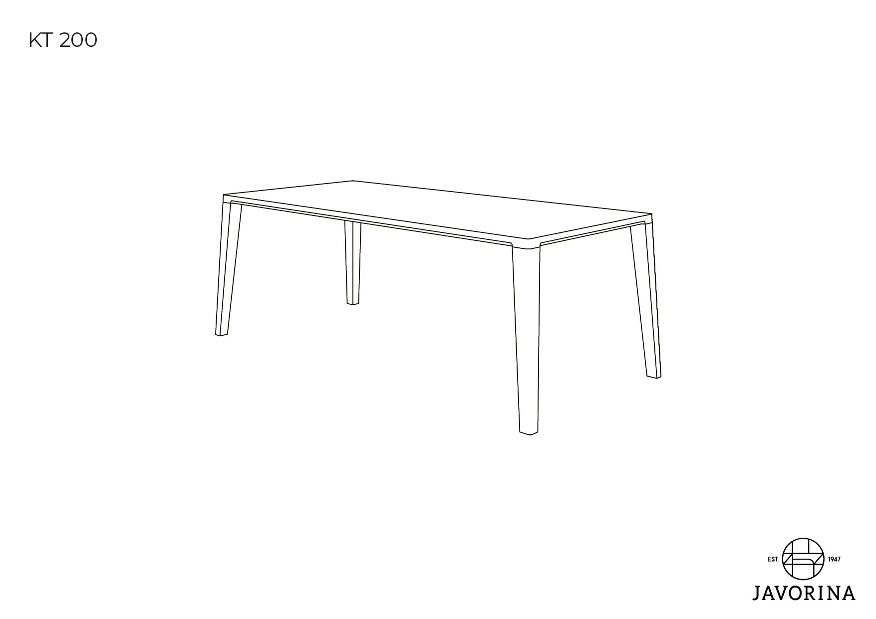 Javorina - Ka | Table KT200C
