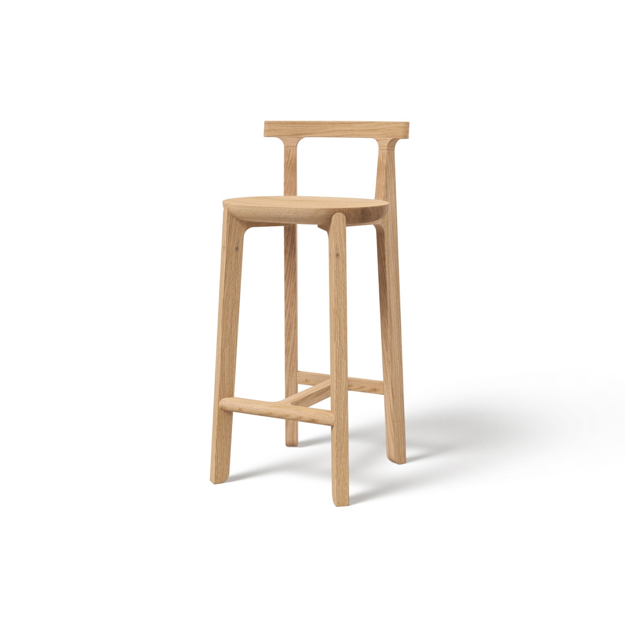 Mostra il prodotto Juro | Barstool with back JHB65 N del produttore Javorina