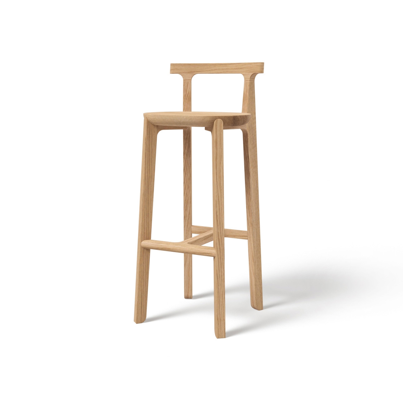 Mostra il prodotto Juro | Barstool with back JHB75 N del produttore Javorina