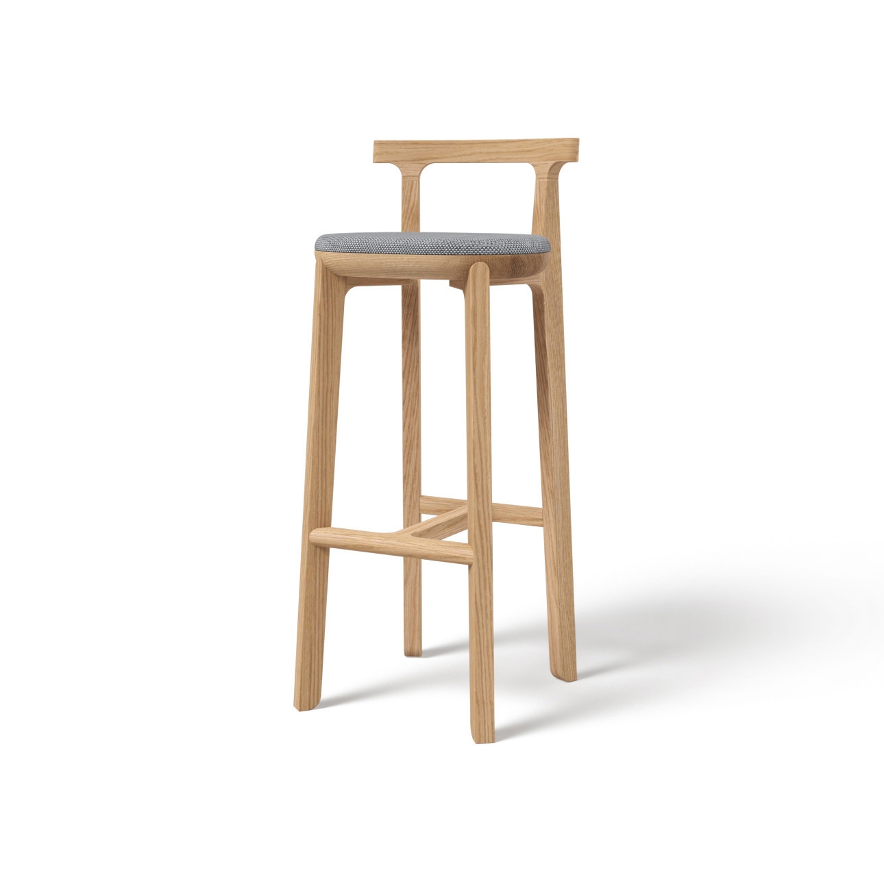 Mostra il prodotto Juro | Barstool with back JHB75 S N del produttore Javorina