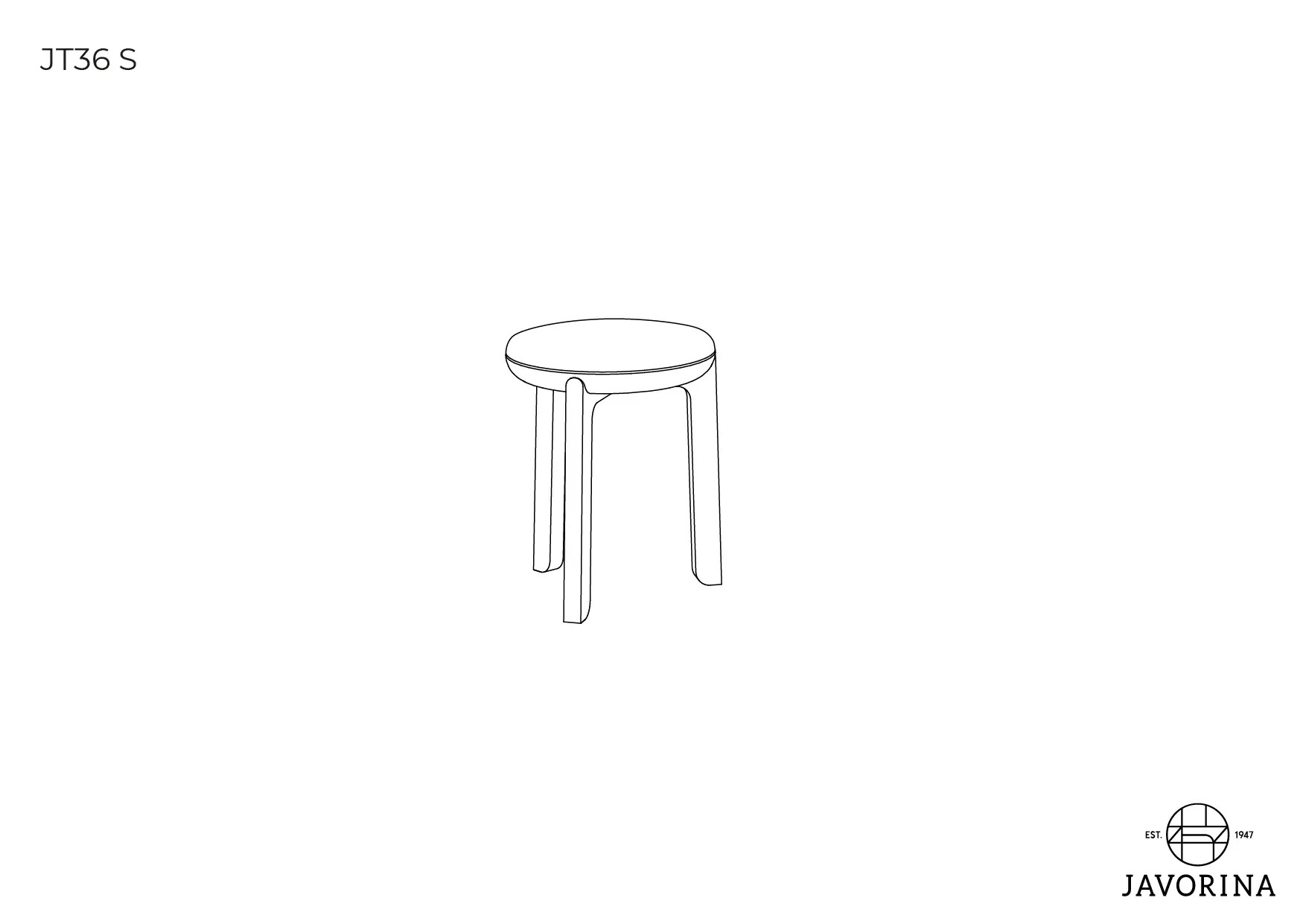 Javorina - Juro | Stool JT36 S N