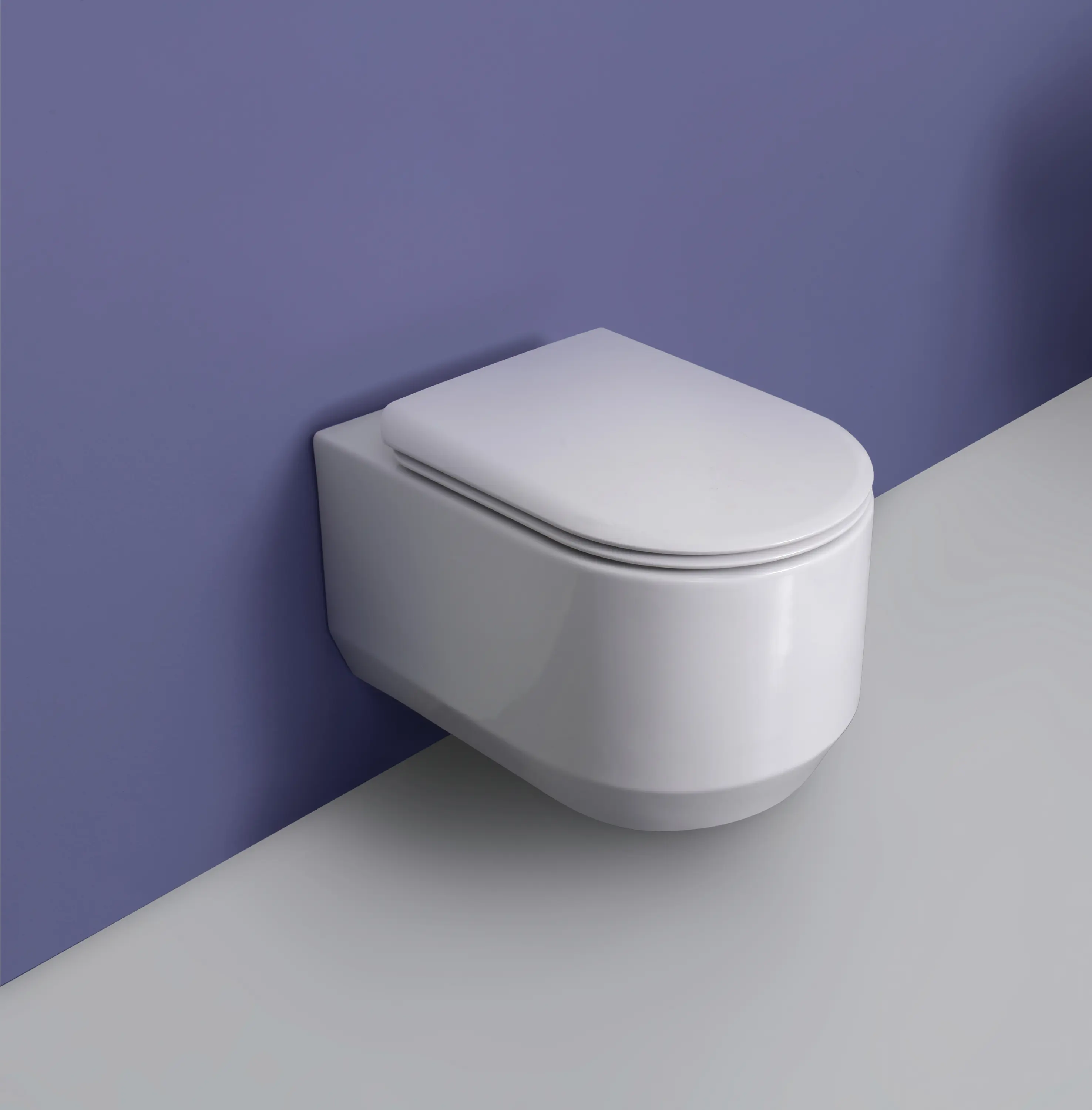 White Ceramic Srl - Tao wall hung rimless wc