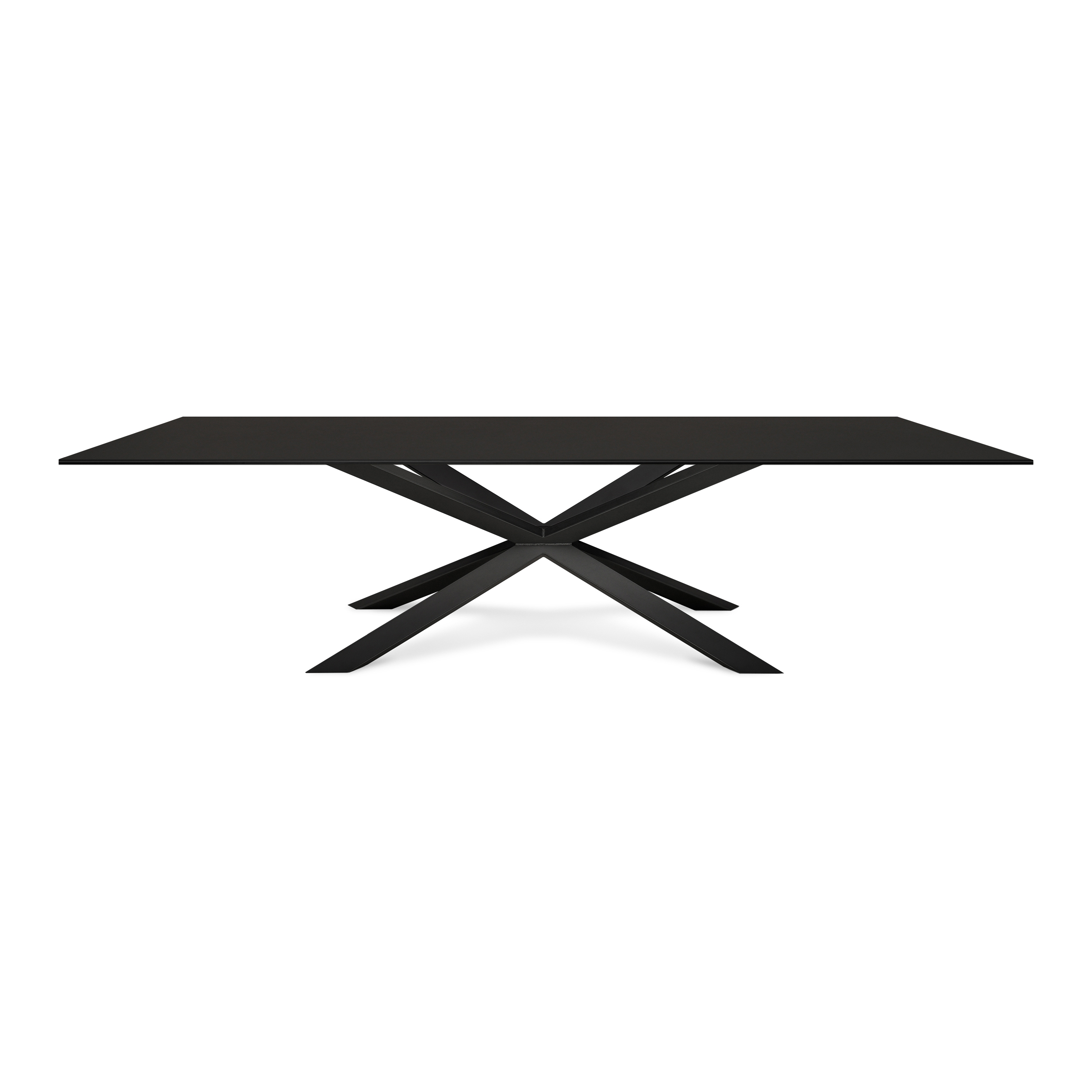 Mea mesa con inducción | Grum Black | Cross patas de mesa