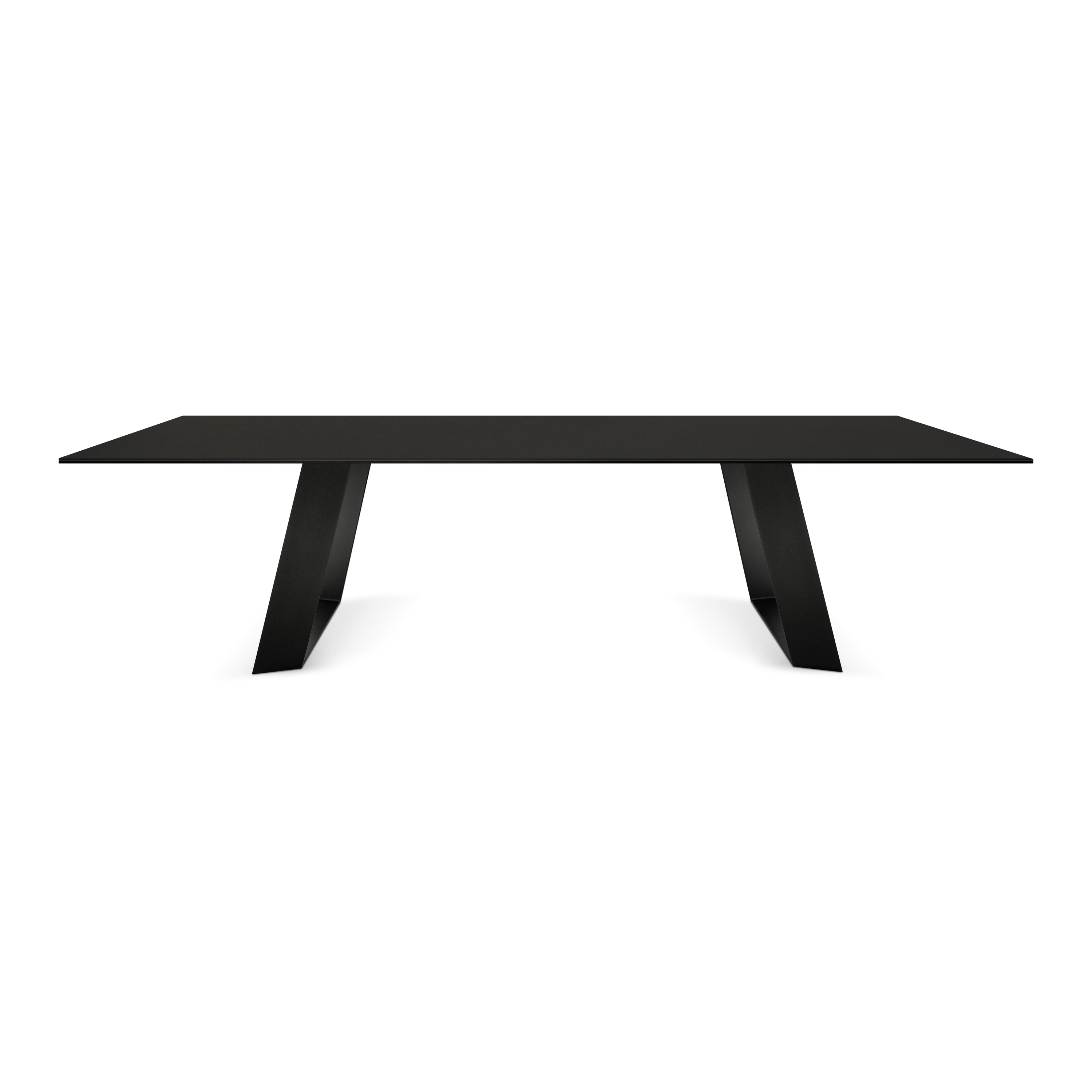 Mea induction dining table | Grum Black | Dura Edge legs