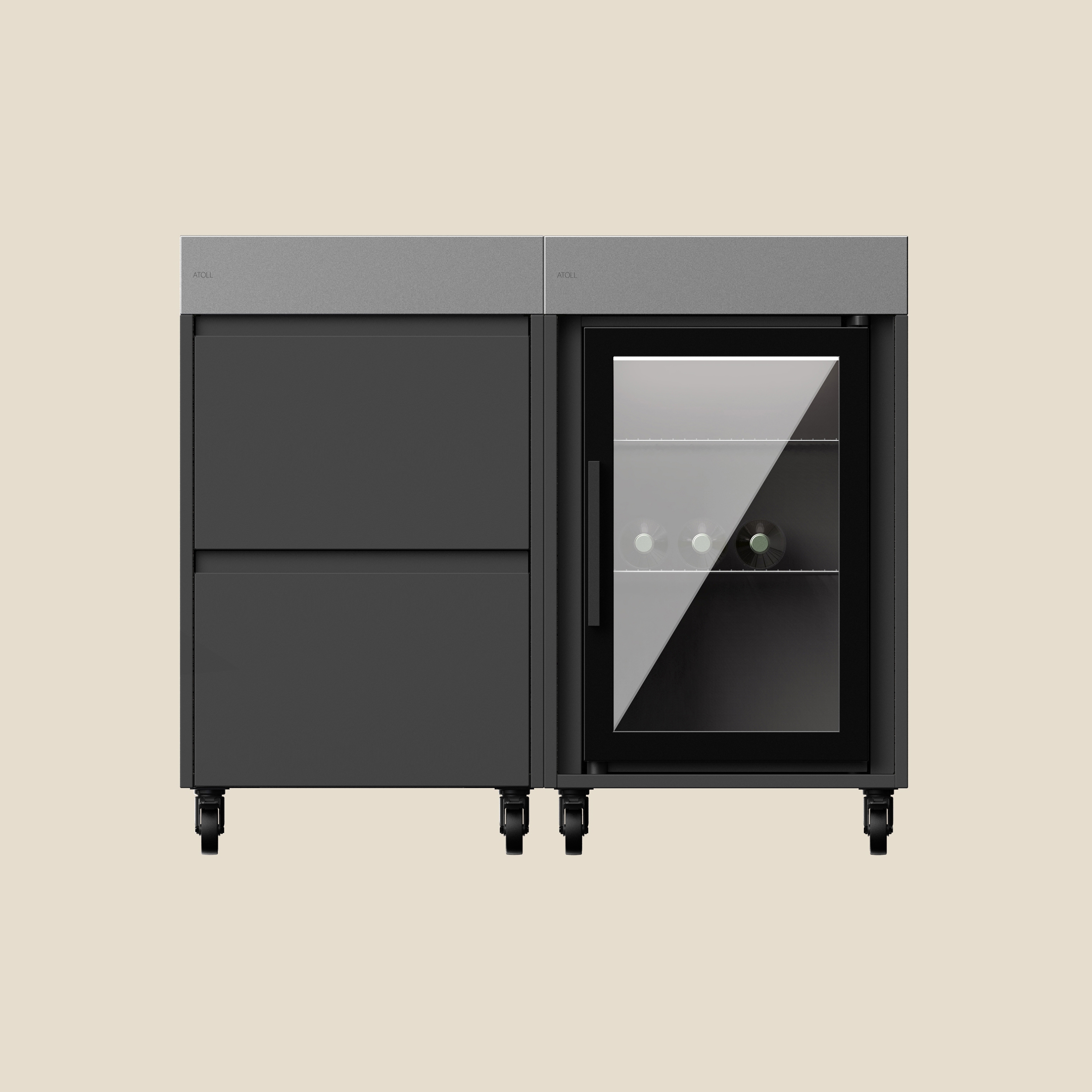 Mostra il prodotto RIMO BARTENDER cucina all'aperto bundle | slate | Cool + Store del produttore ATOLL