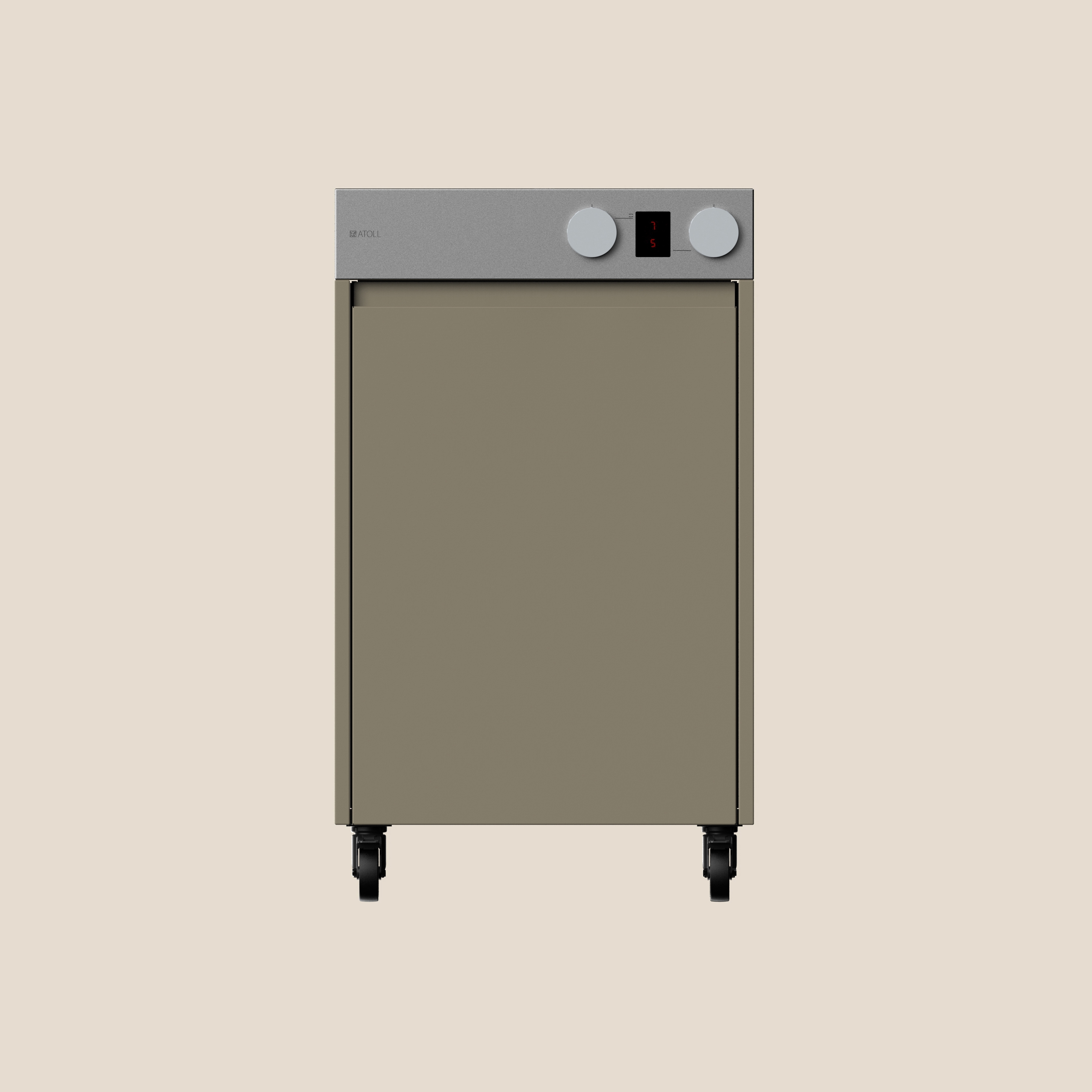 RIMO COOK cucina all'aperto | olive | con piano cottura | con porta | con ruote