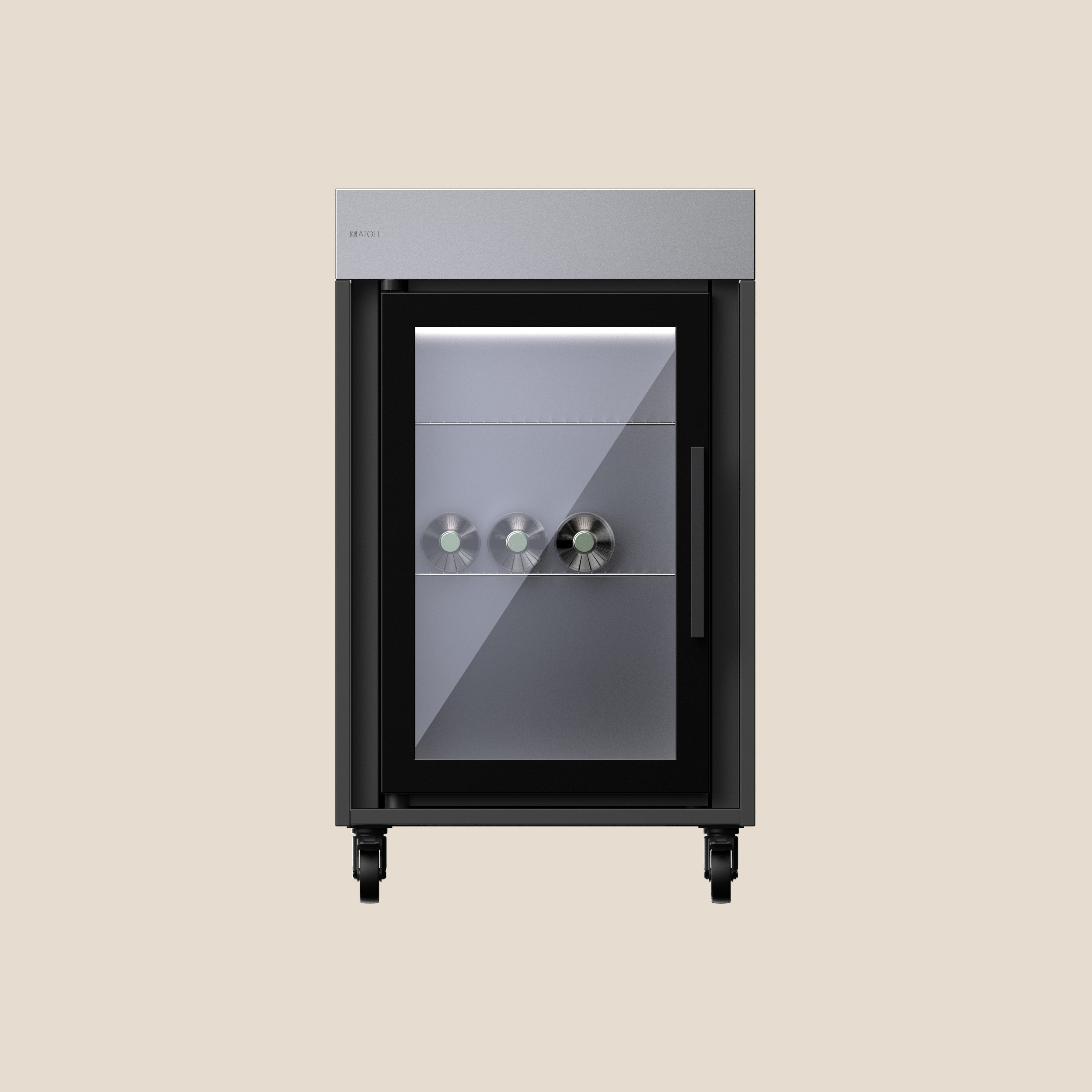 Mostra il prodotto RIMO COOL cucina all'aperto | slate grey | con frigo | con ruote del produttore ATOLL