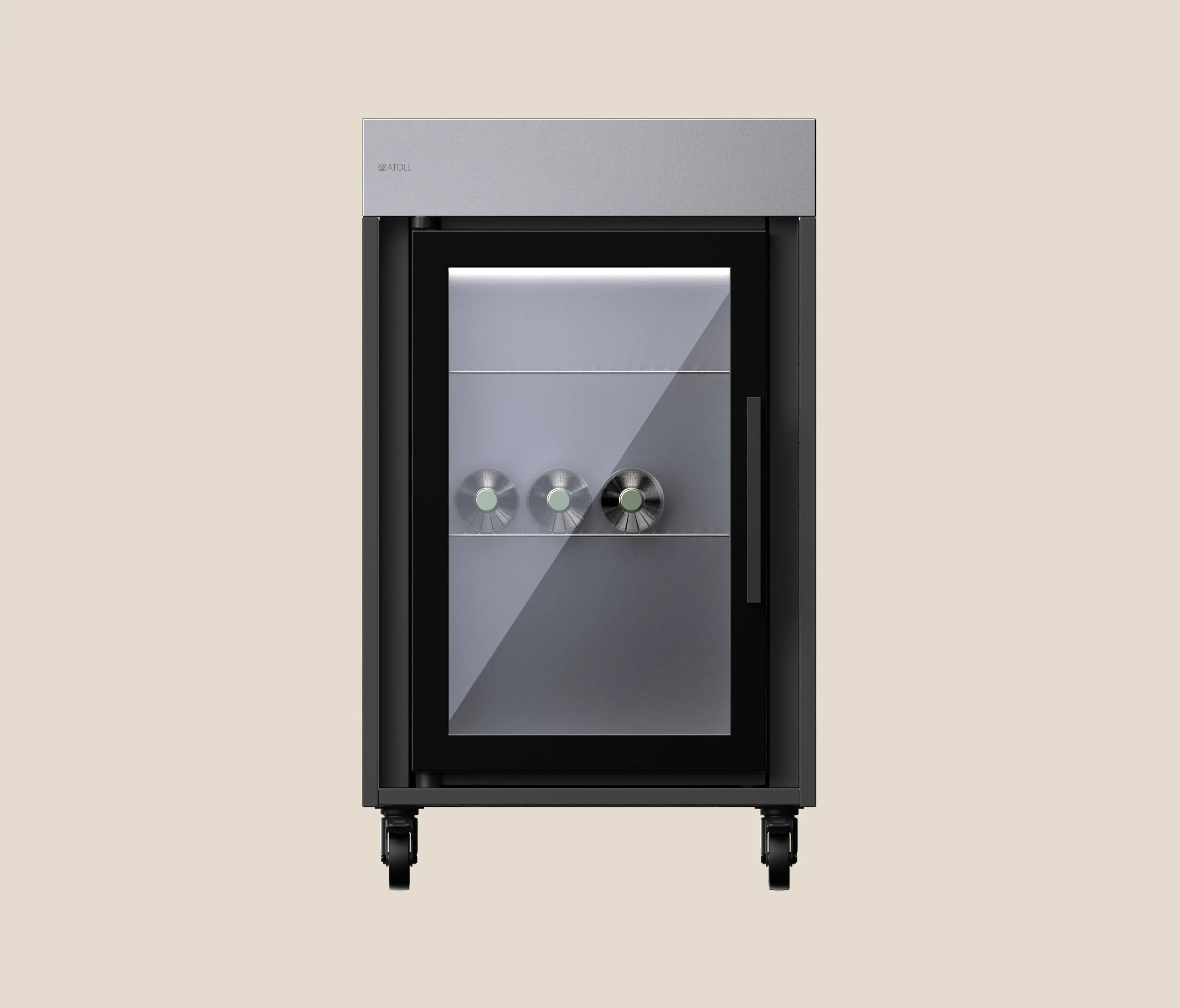 ATOLL - RIMO COOL cucina all'aperto | slate grey | con frigo | con ruote